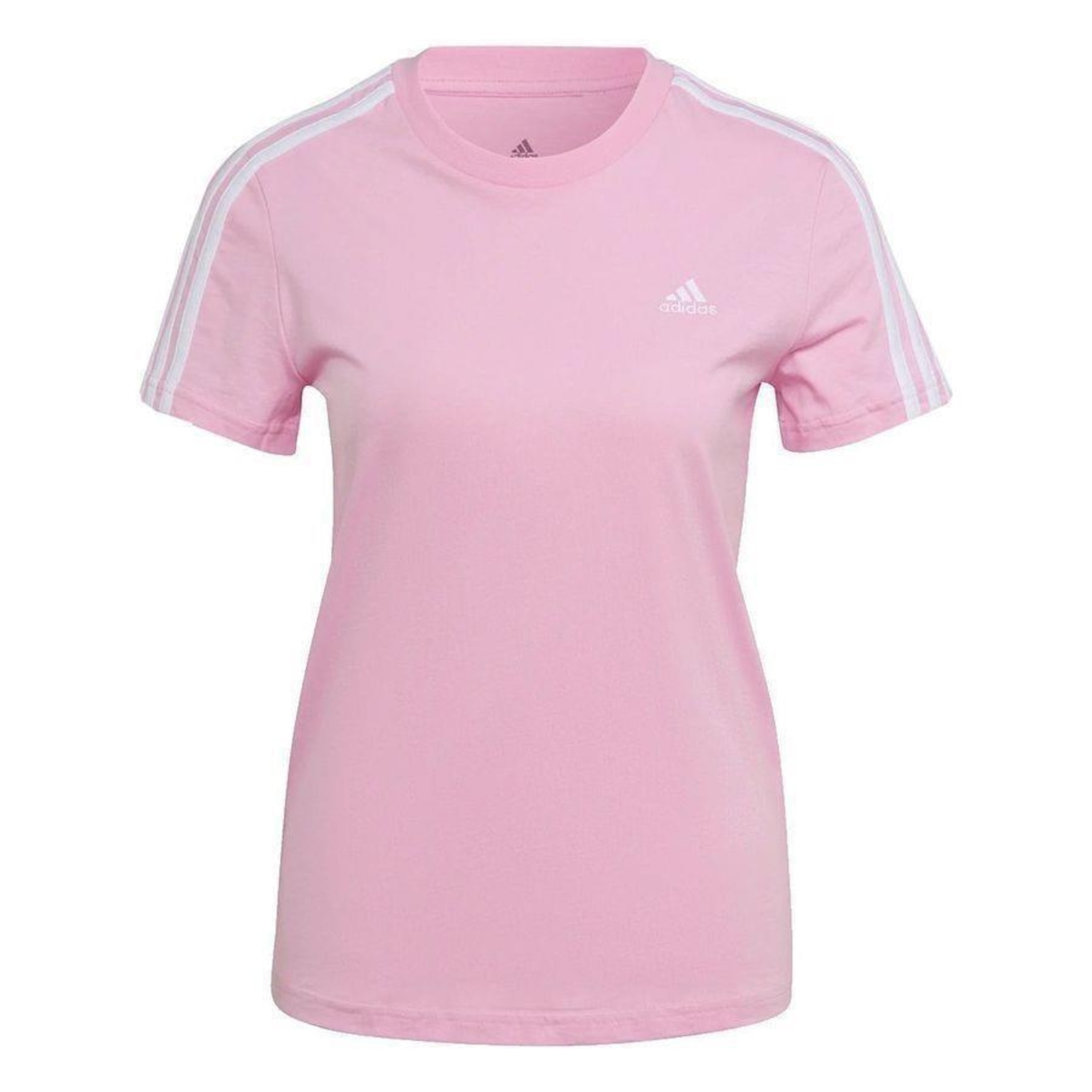 Camiseta adidas 3 Listras - Feminina - Foto 4