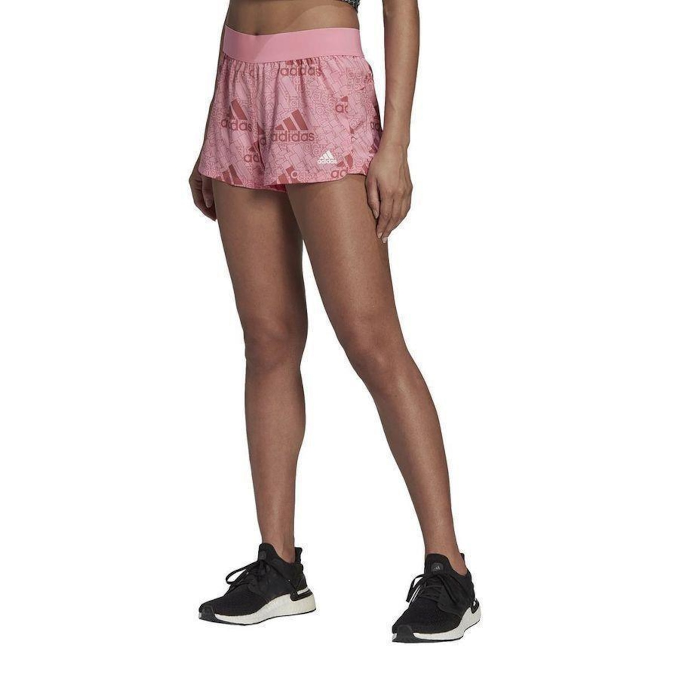 Shorts adidas Pacer Made For Training - Feminina - Foto 1