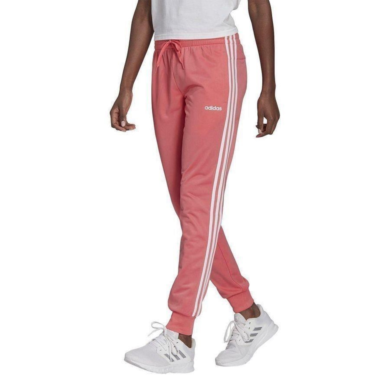 Calça adidas originals reta best sale adibreak rosa