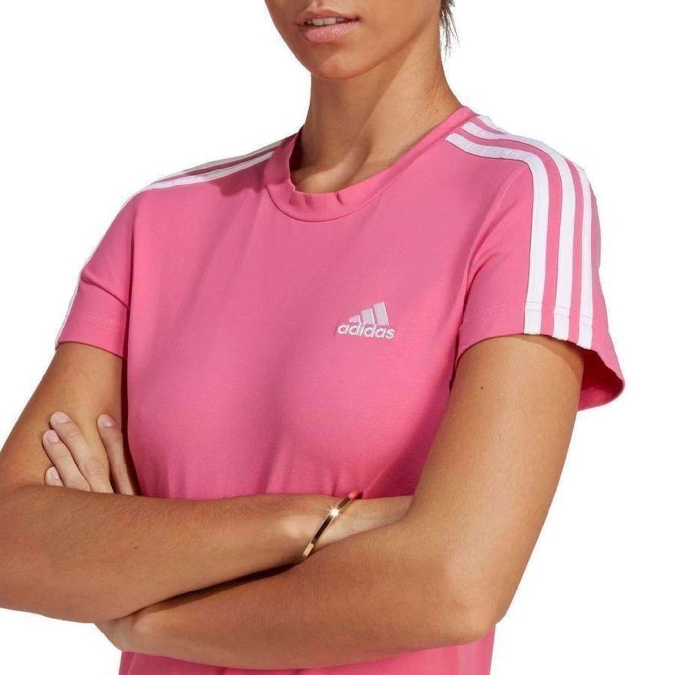 Vestido adidas 3 Listras Essentials - Feminino - Foto 3