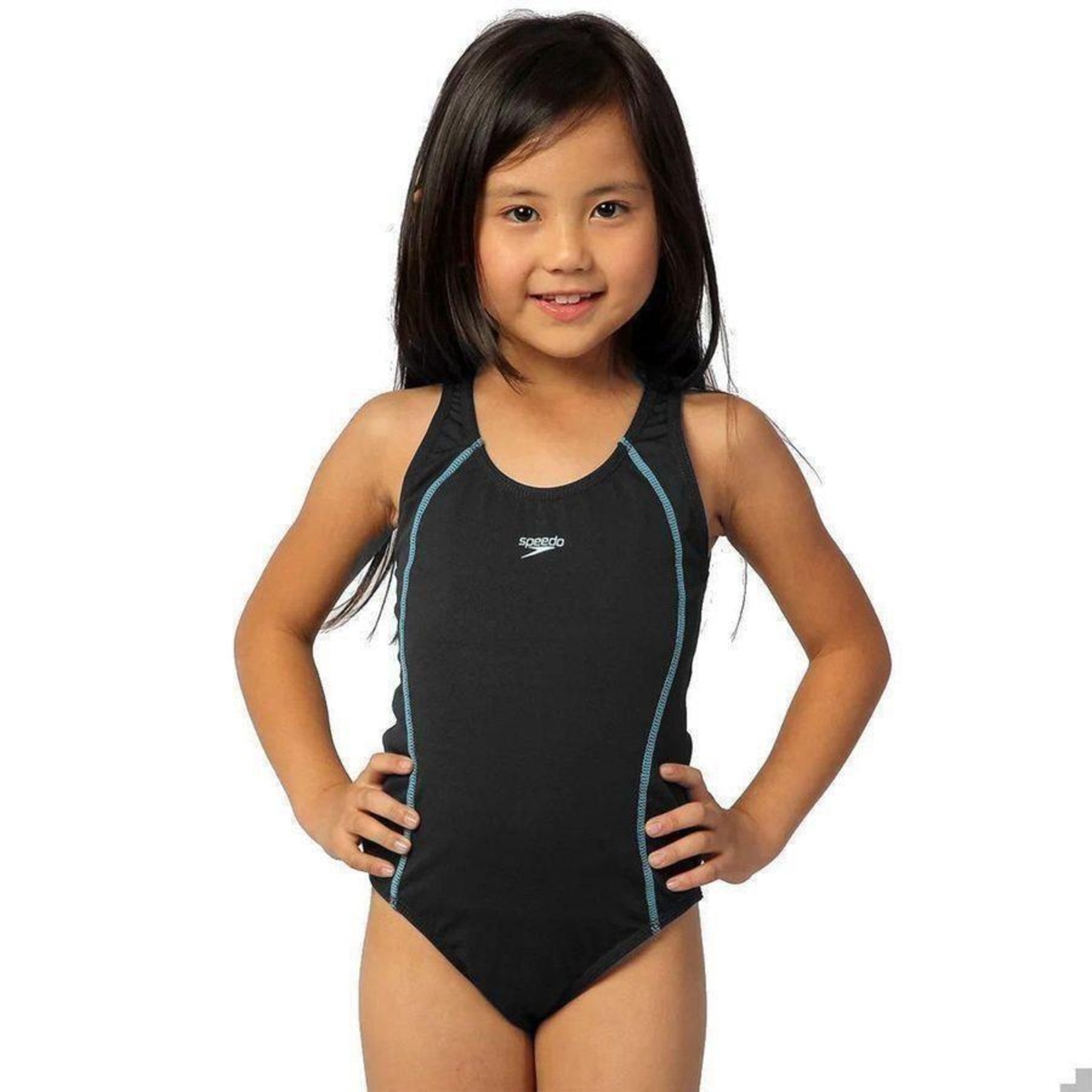 Maiô para Natação Speedo Acqua Basic S - Infantil - Foto 3