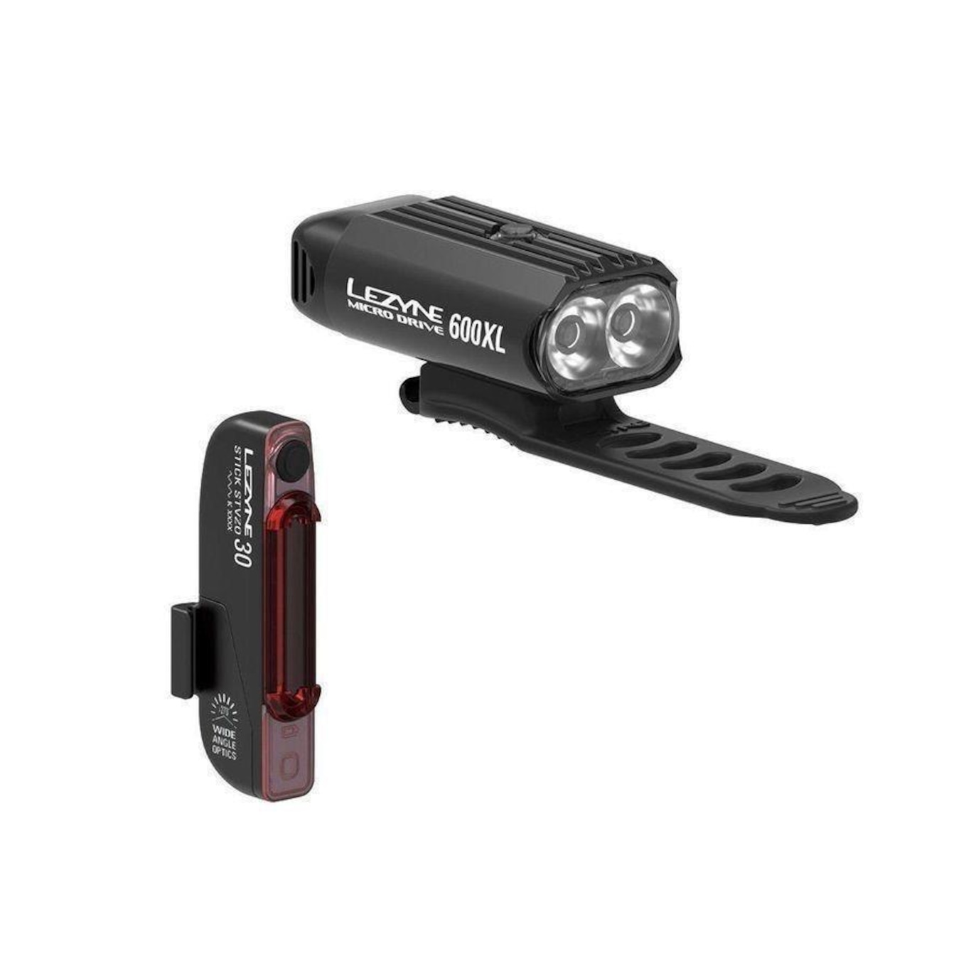 Kit Farol para Bike Lezyne Micro e Sinalizador Micro Drive 600 - Foto 4