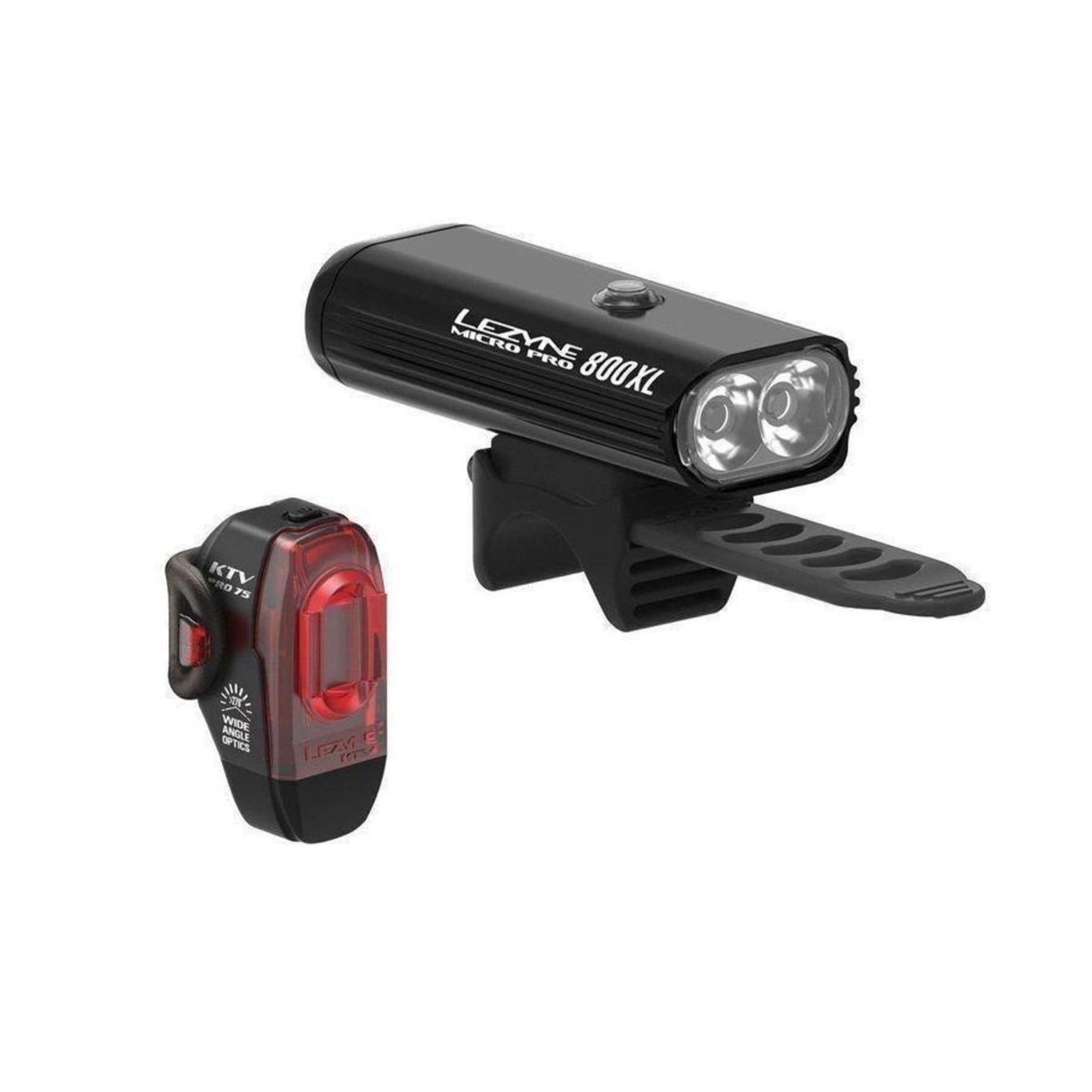 Kit Farol para Bike Lezyne e Sinalizador Micro Drive Pro - Foto 3