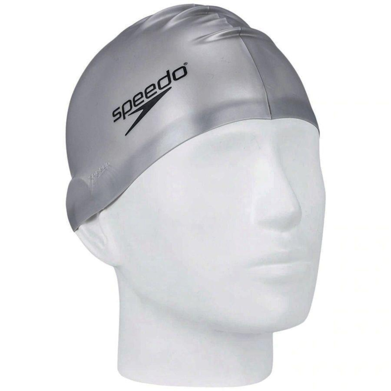 Touca de Natação Speedo Flat Swin Cap Silicone Treinamento C180 - Adulto - Foto 2