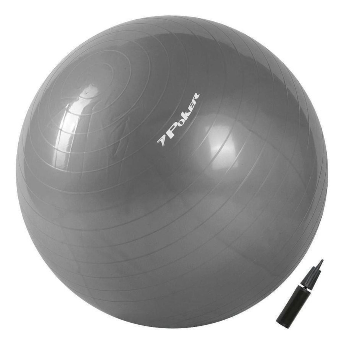 Bola de Pilates Poker Suica com Bomba de Ar - Foto 1