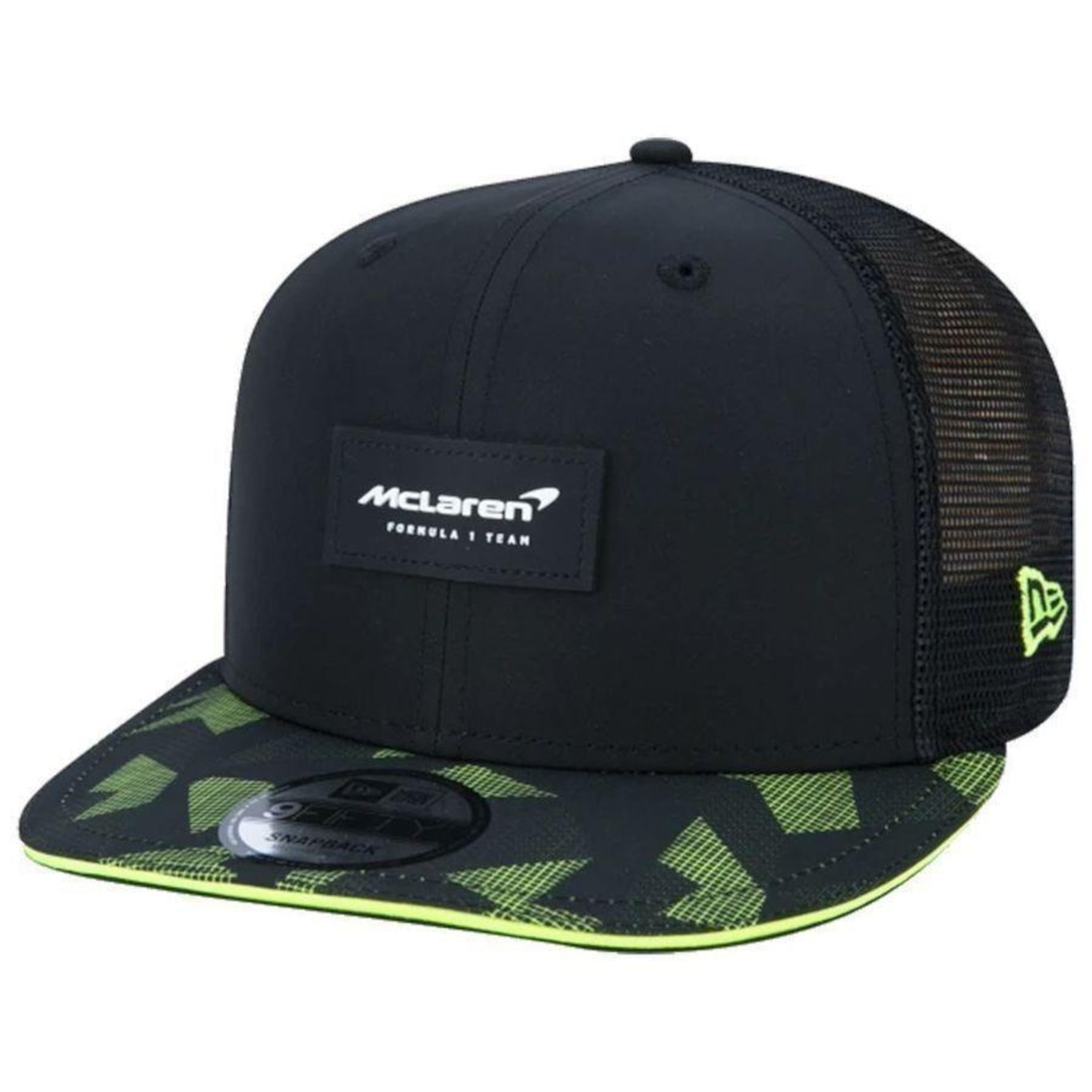 Boné Aba Reta New Era 9Fifty Trucker Mclaren F1 - Snapback - Adulto - Foto 4