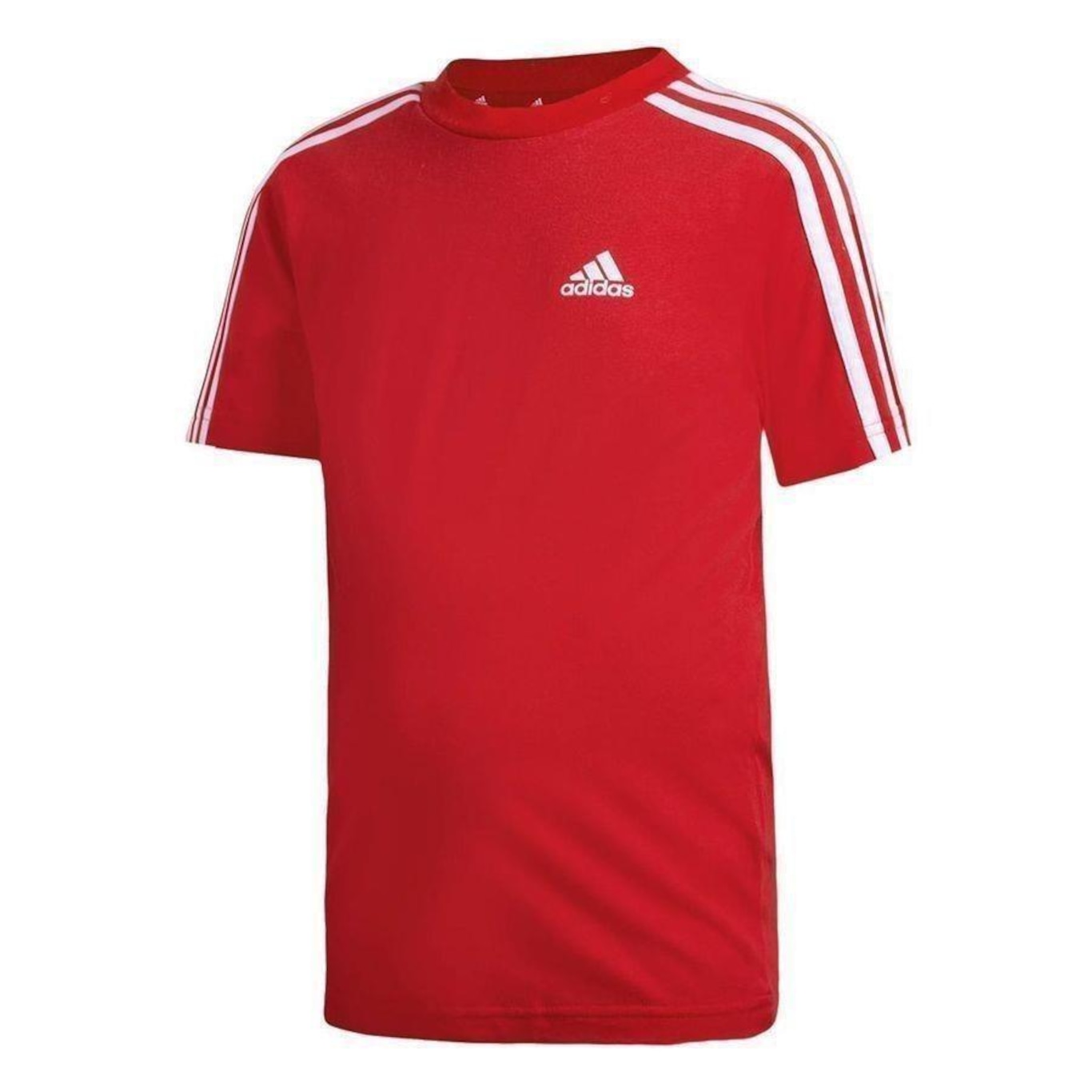 Camiseta adidas Essentials 3 Stripes - Infantil - Foto 1