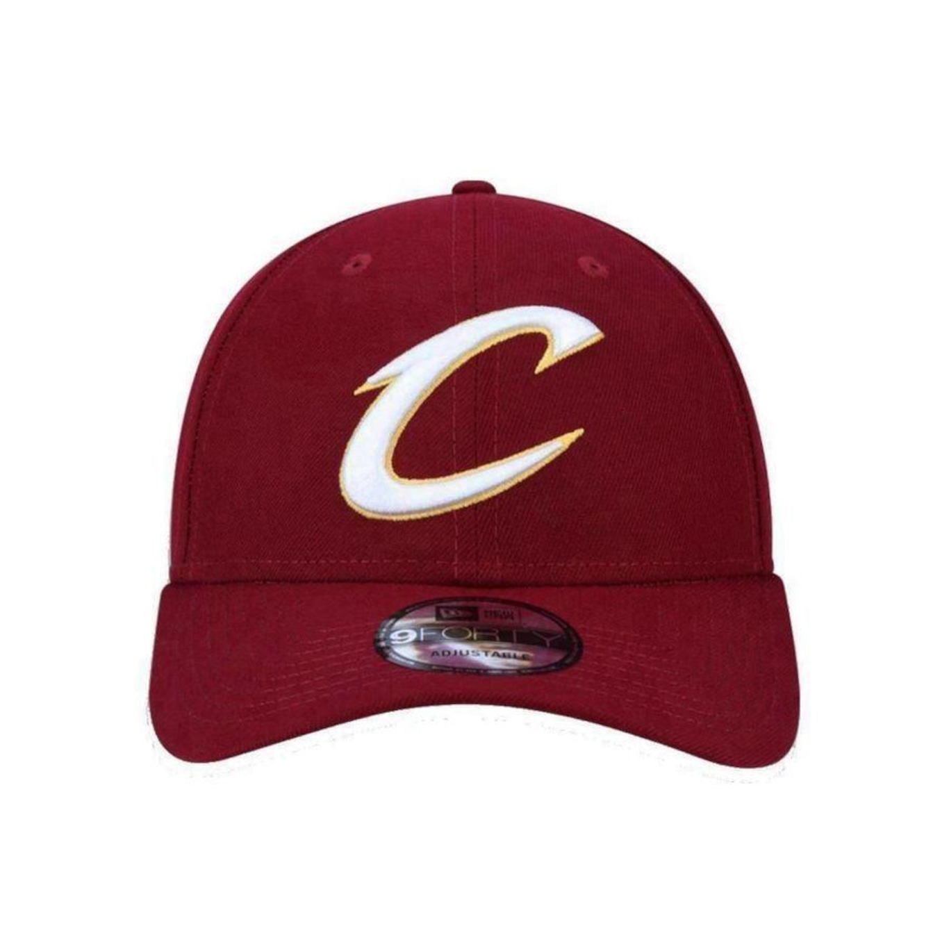 Boné Aba Curva New Era 940 NBA Cleveland Cavaliers Team Color N - Snapback - Adulto - Foto 3