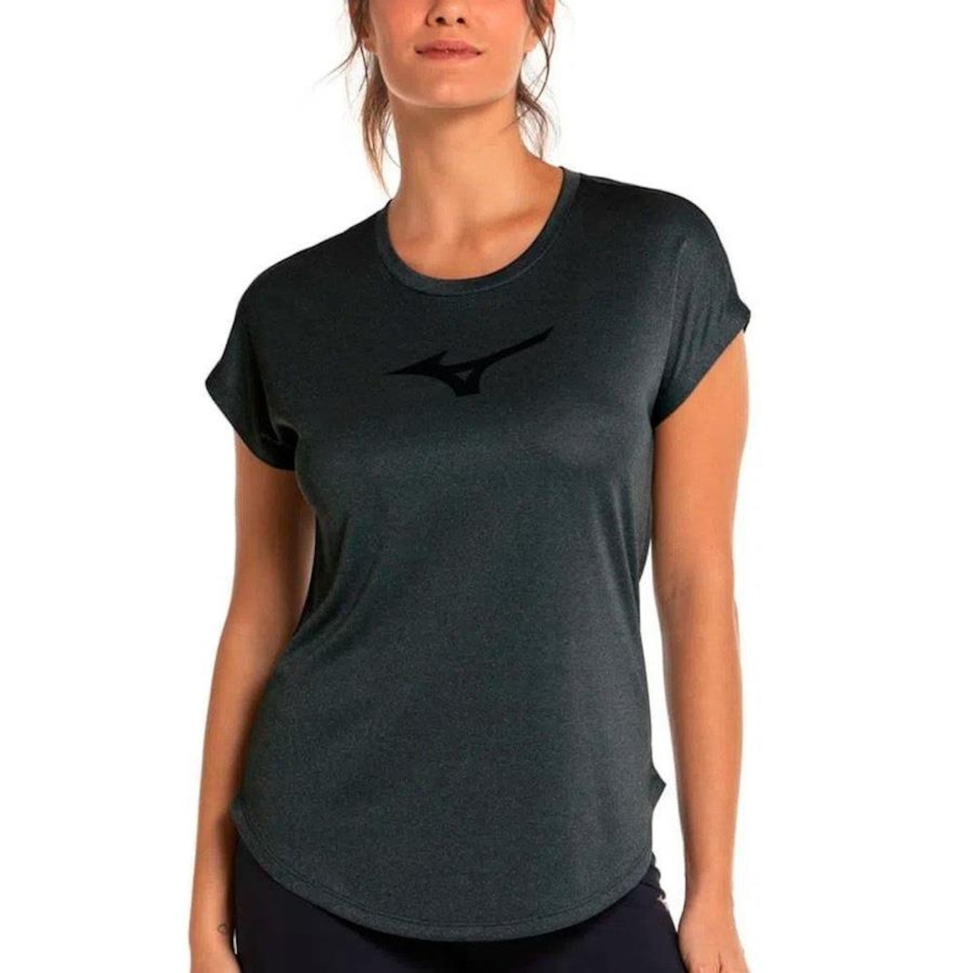 Camiseta Mizuno Spark Big - Feminina - Foto 1