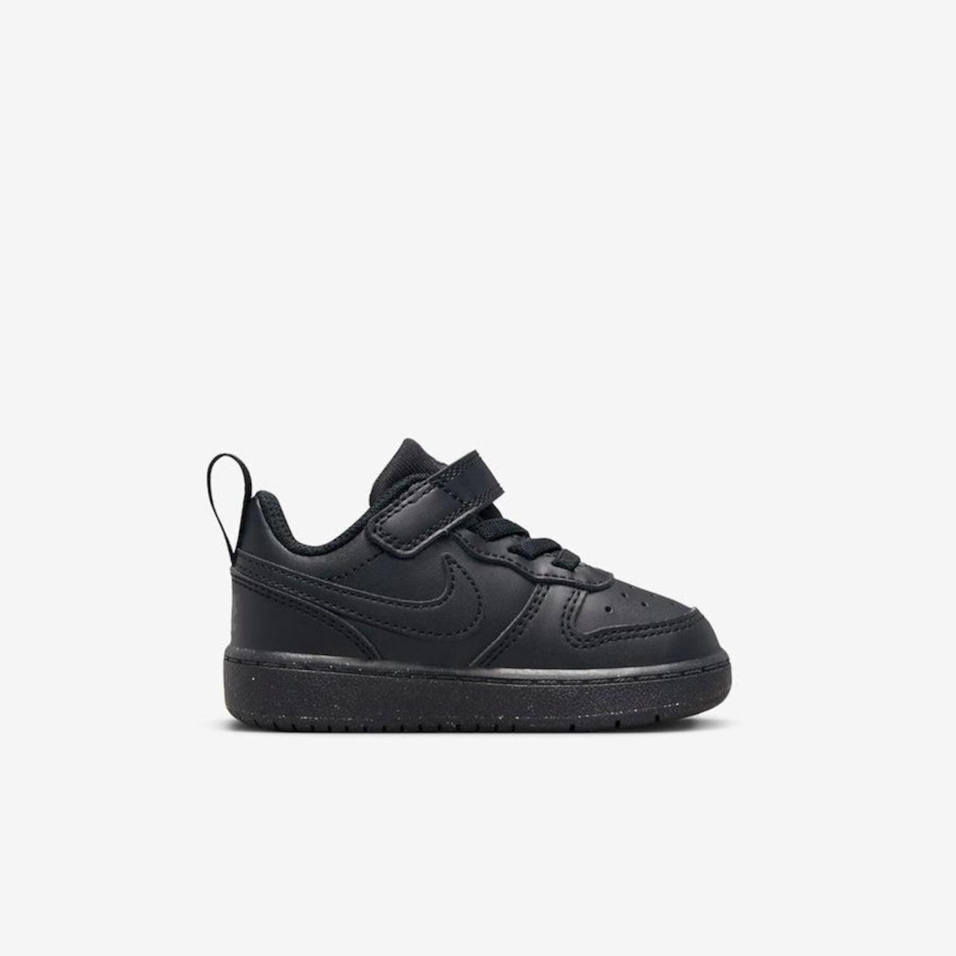 Nike court borough low black sale sneakers