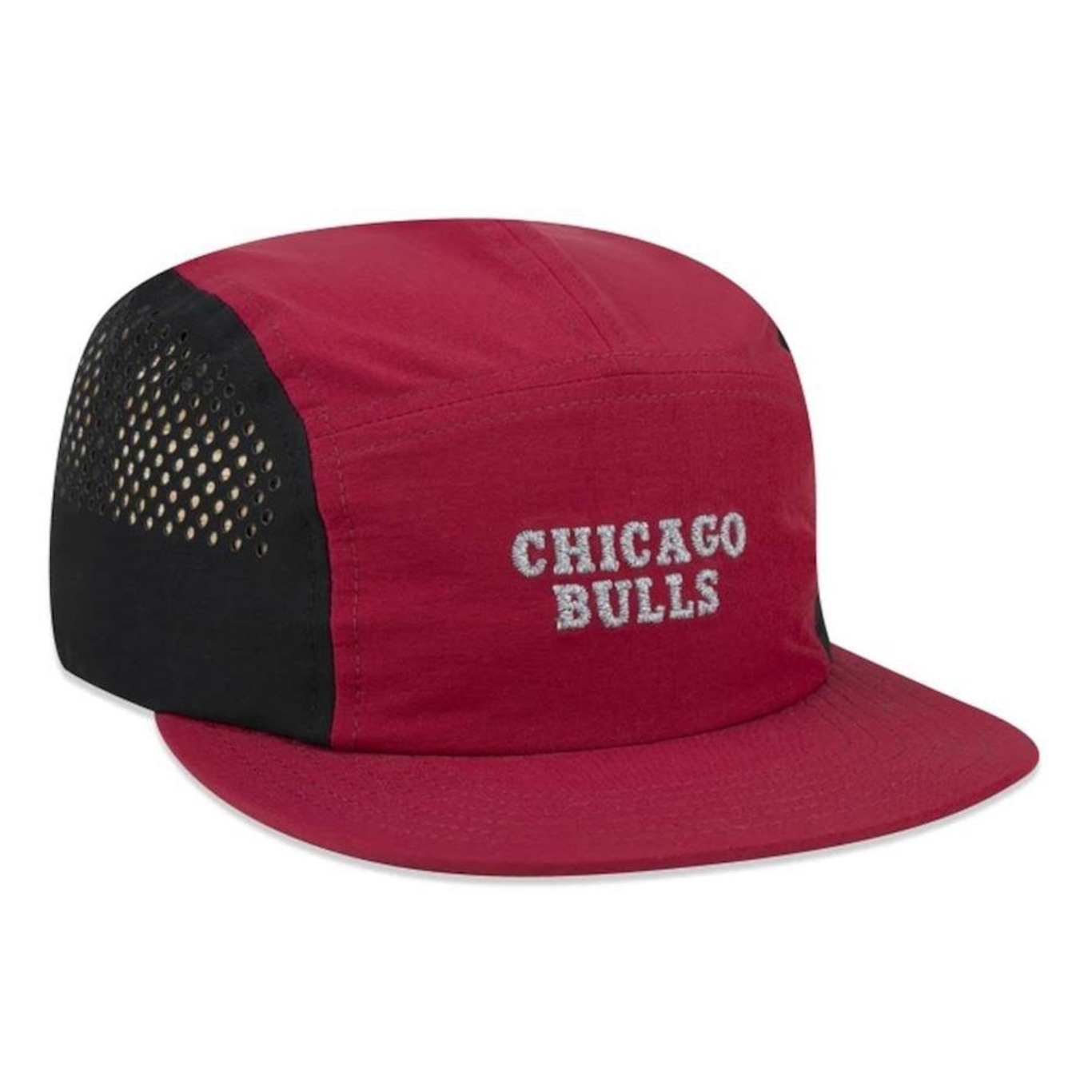 Boné Aba Reta Camper New Era Chicago Bulls Performance - Strapback - Masculino - Foto 1