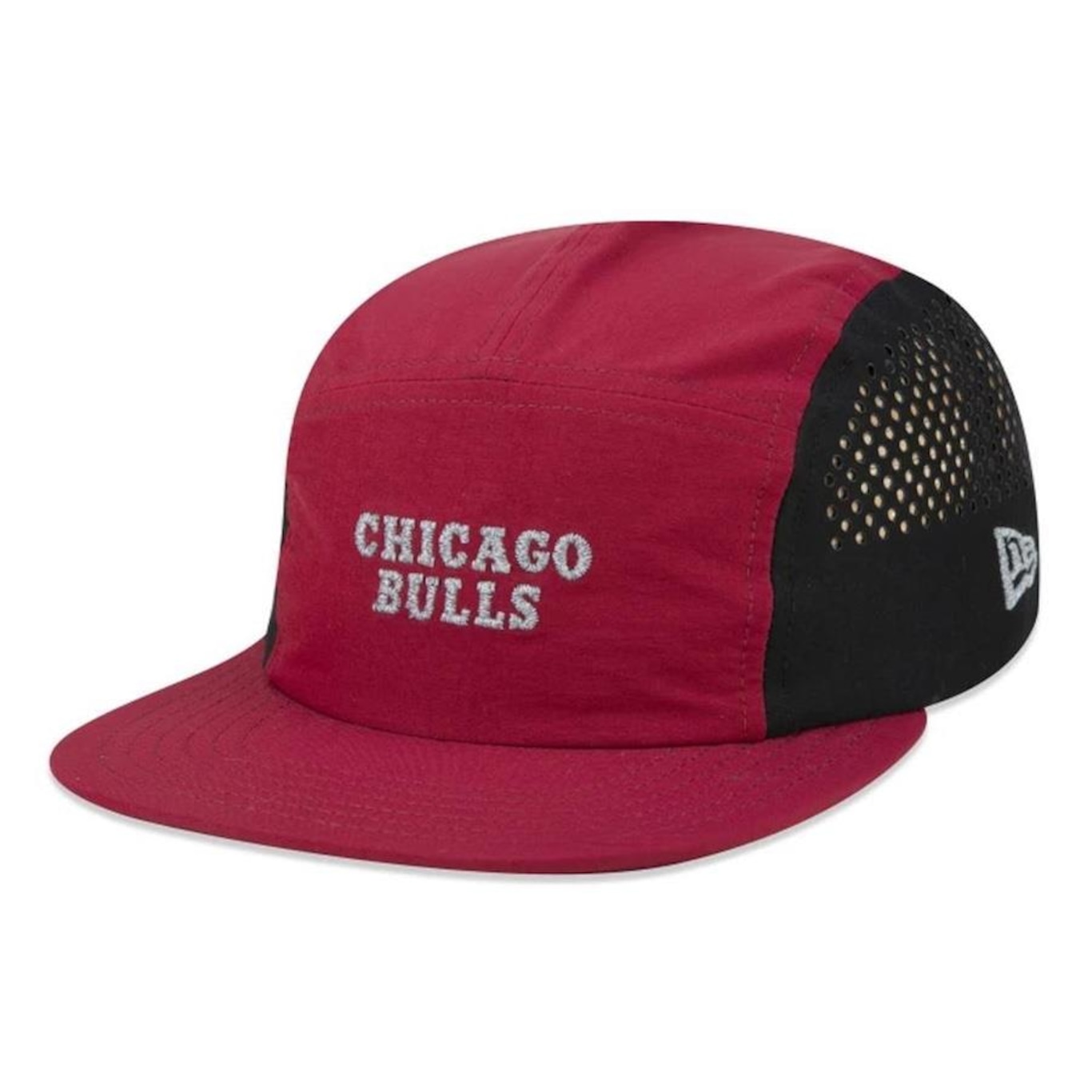 Boné Aba Reta Camper New Era Chicago Bulls Performance - Strapback - Masculino - Foto 3