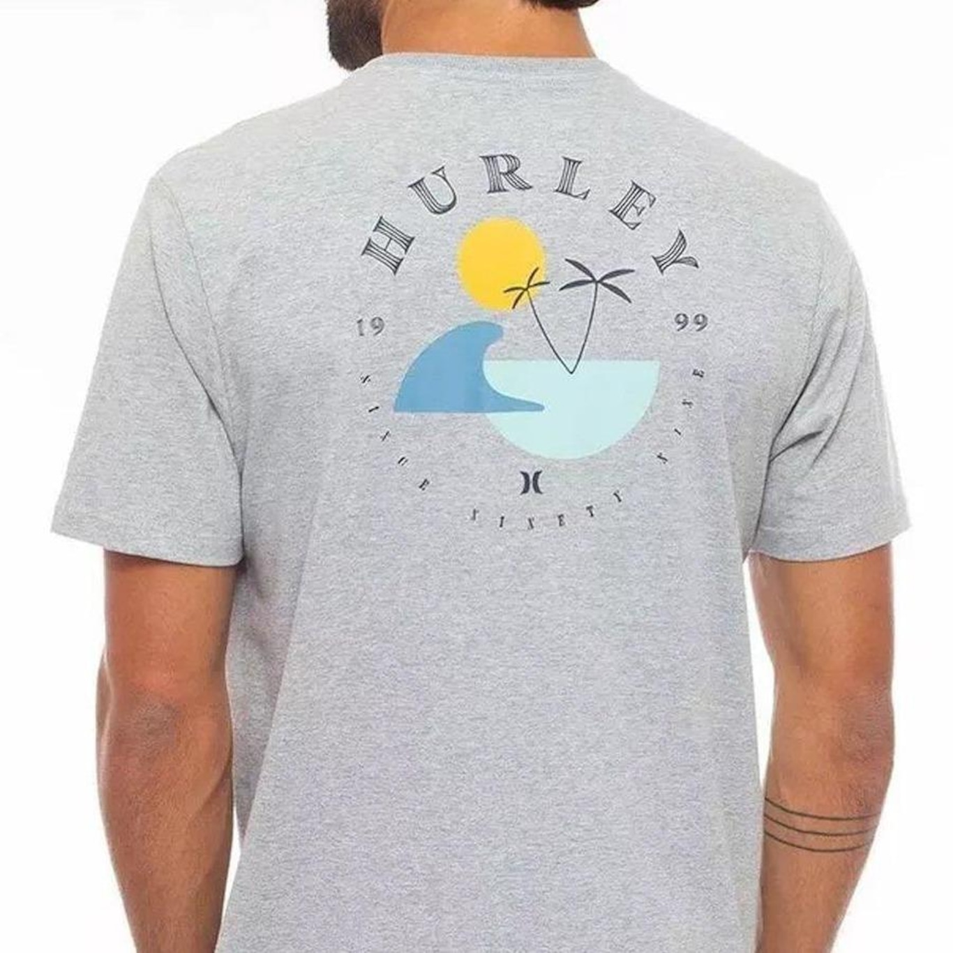 Camiseta Hurley Sunny Day - Masculina - Foto 3