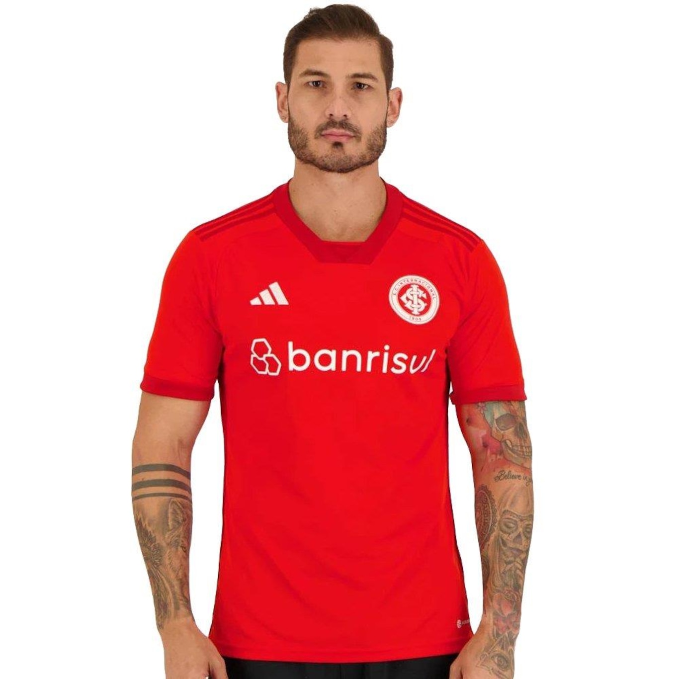 Camisa Internacional I 23/24 Torcedor Adidas Feminina - Vermelha