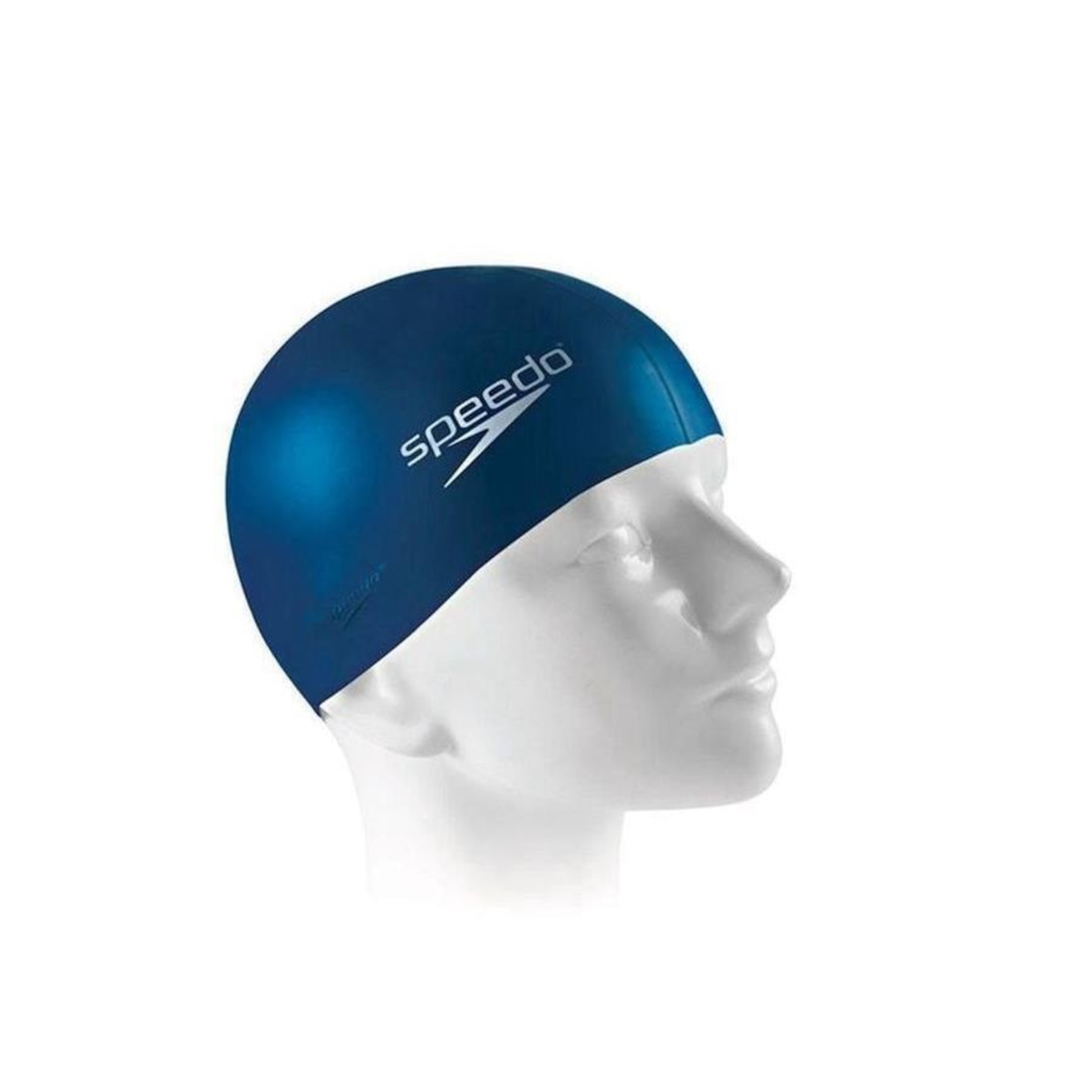 Touca de Natação Speedo Flat Swin Cap Silicone Treinamento C180 - Adulto - Foto 1