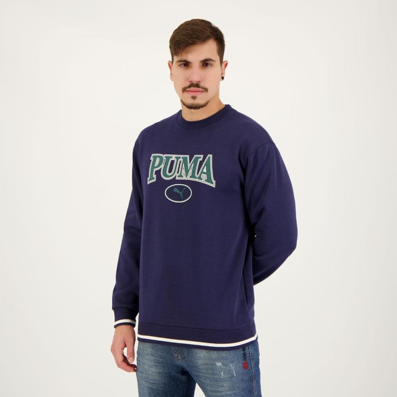 Blusão de Moletom Puma Squad Fl - Masculino - Foto 2