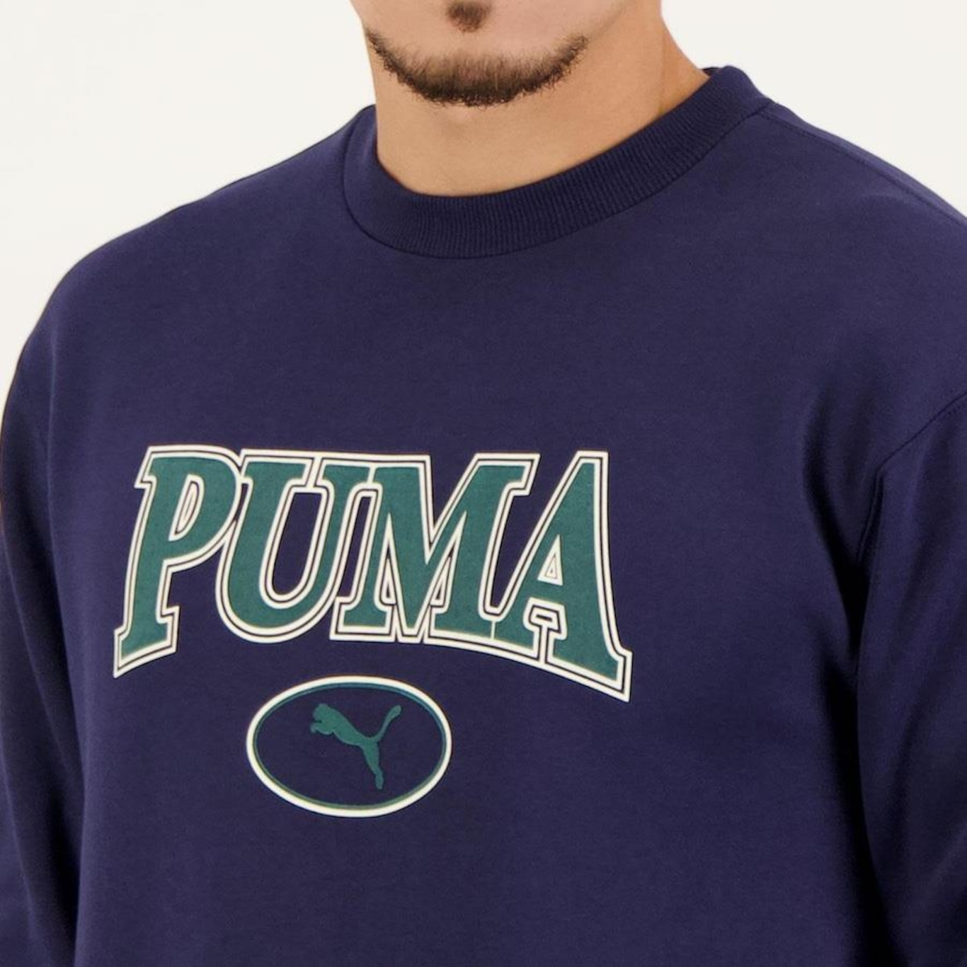 Blusão de Moletom Puma Squad Fl - Masculino - Foto 4