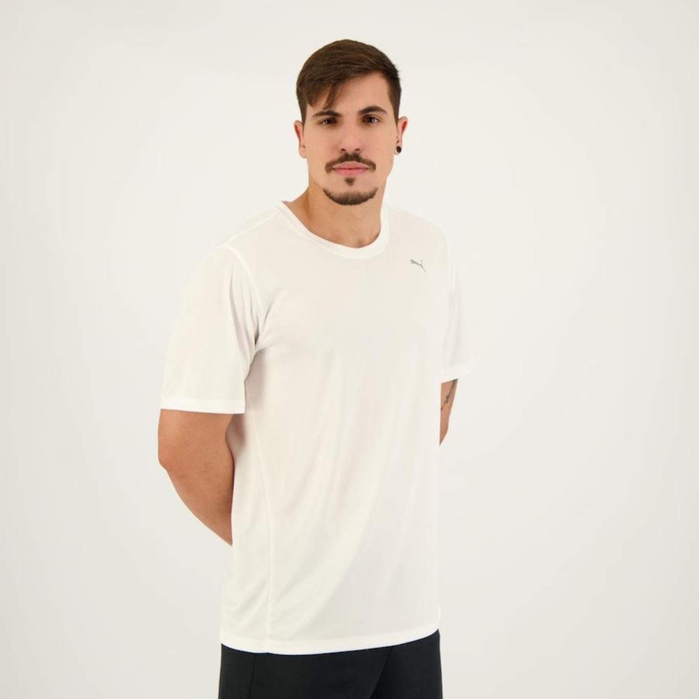 Camiseta Puma Performance Ss Logo - Masculina - Foto 3