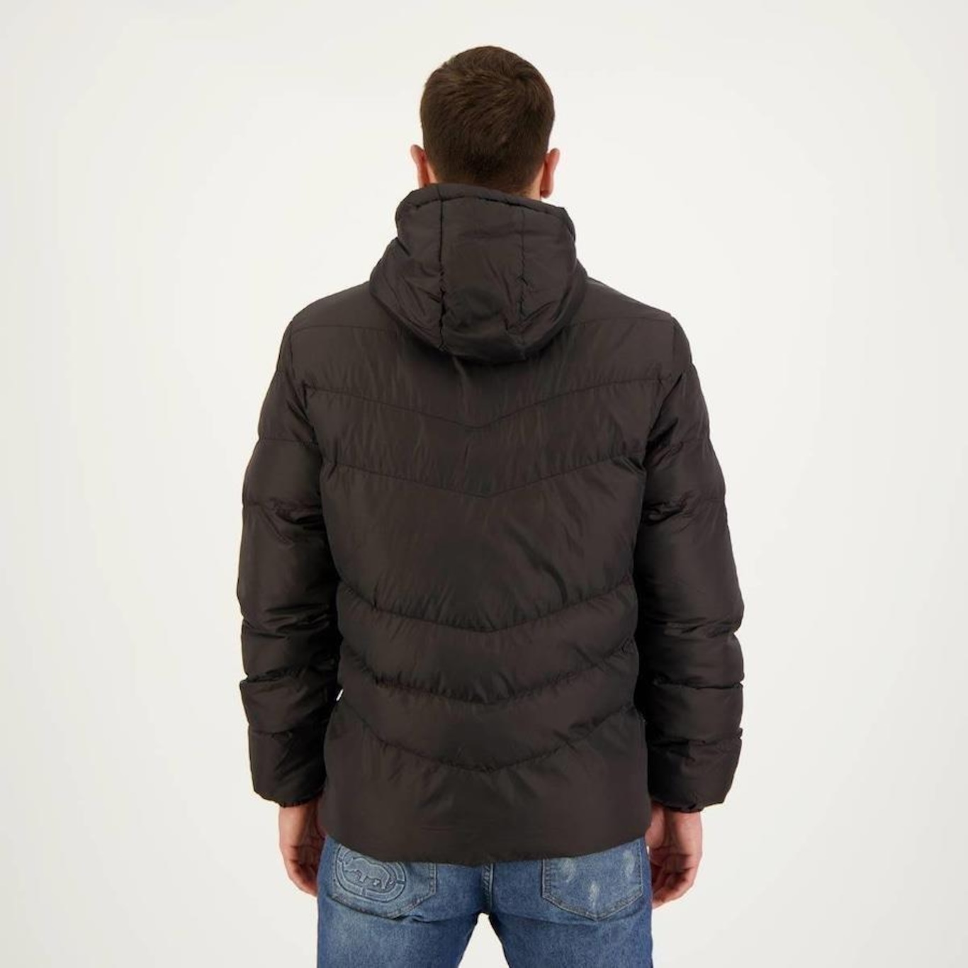 Jaqueta com Capuz Veztro Puffer - Masculina - Foto 4