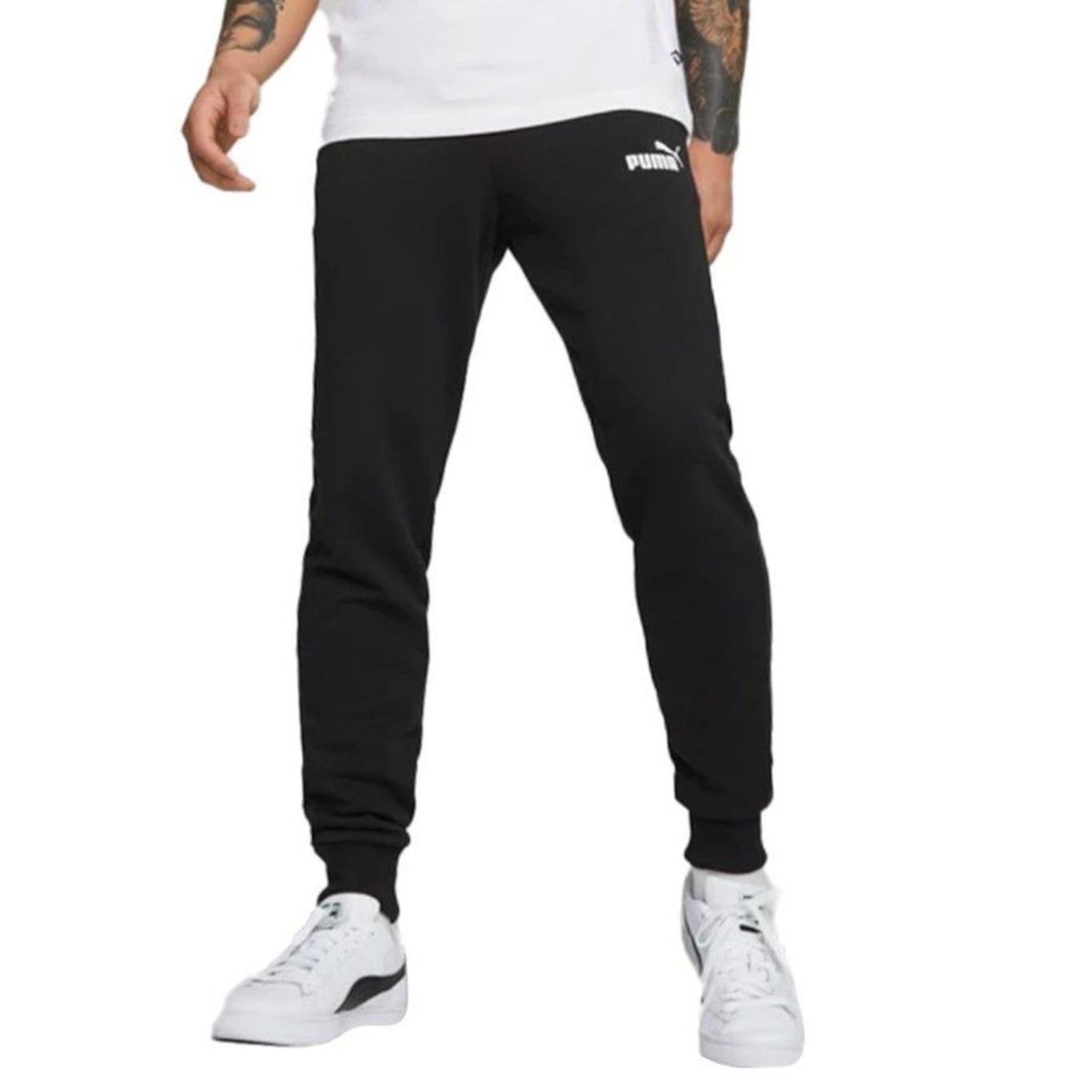 Calça Puma Aweatpants - Masculina - Foto 4