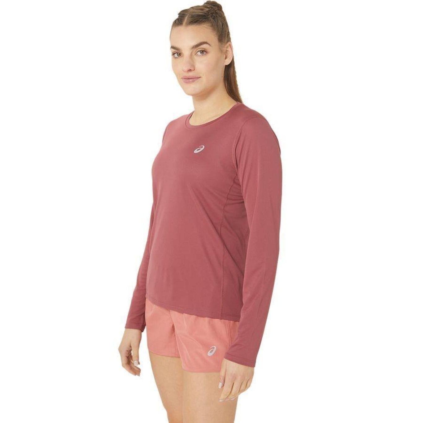 Camiseta Asics Knit Manga Longa - Feminina - Foto 3