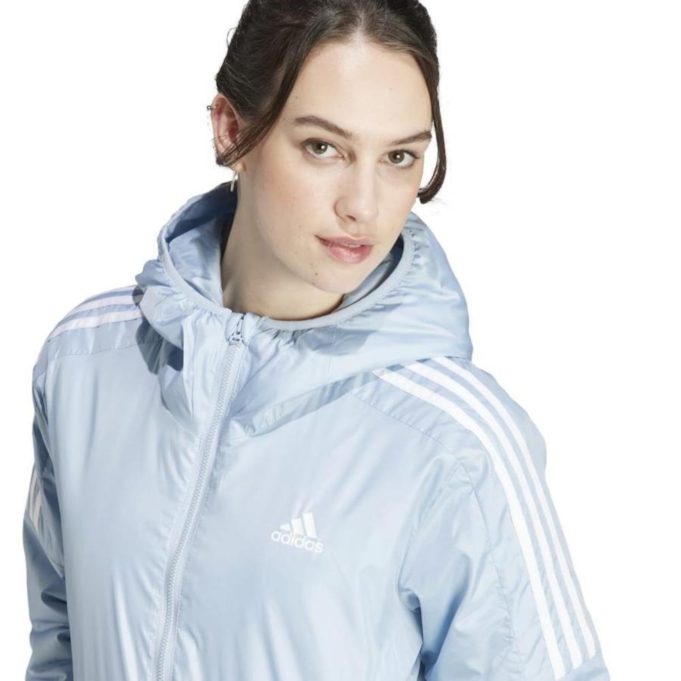 Jaqueta com Capuz adidas Essentials Insulated - Feminina - Foto 3