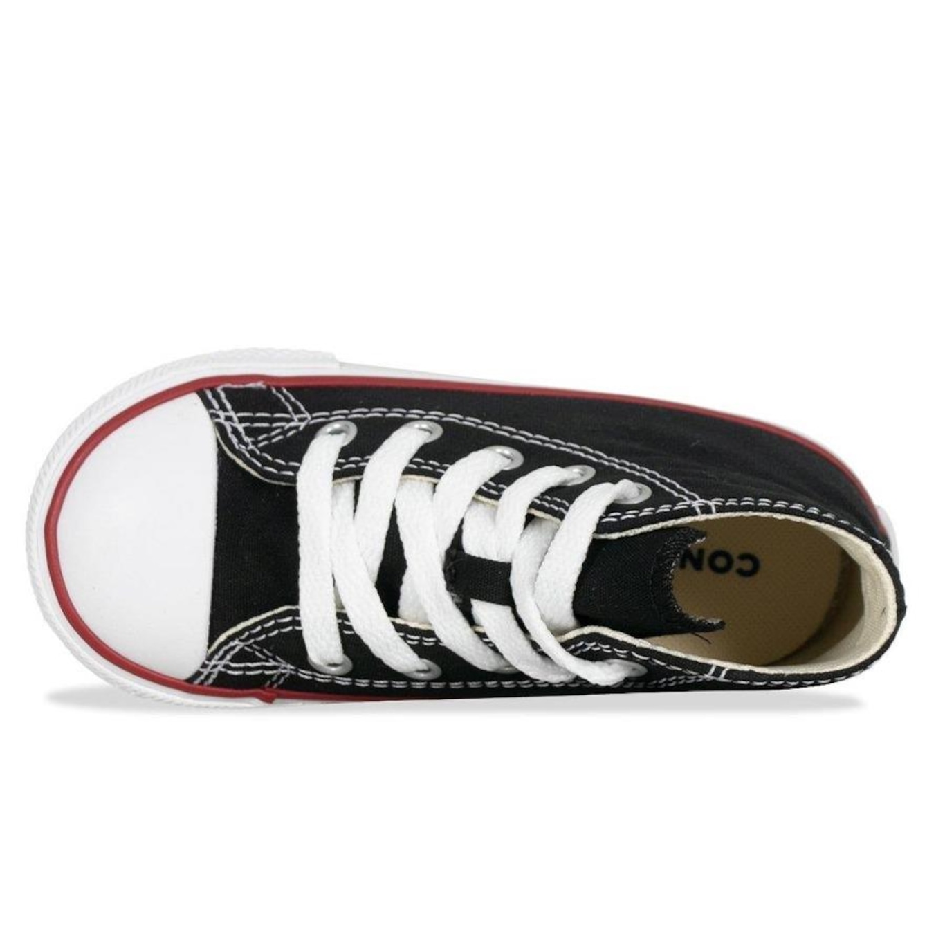 Tênis Converse All Star Chuck Taylor HI - Preto/Branco/Vermelho