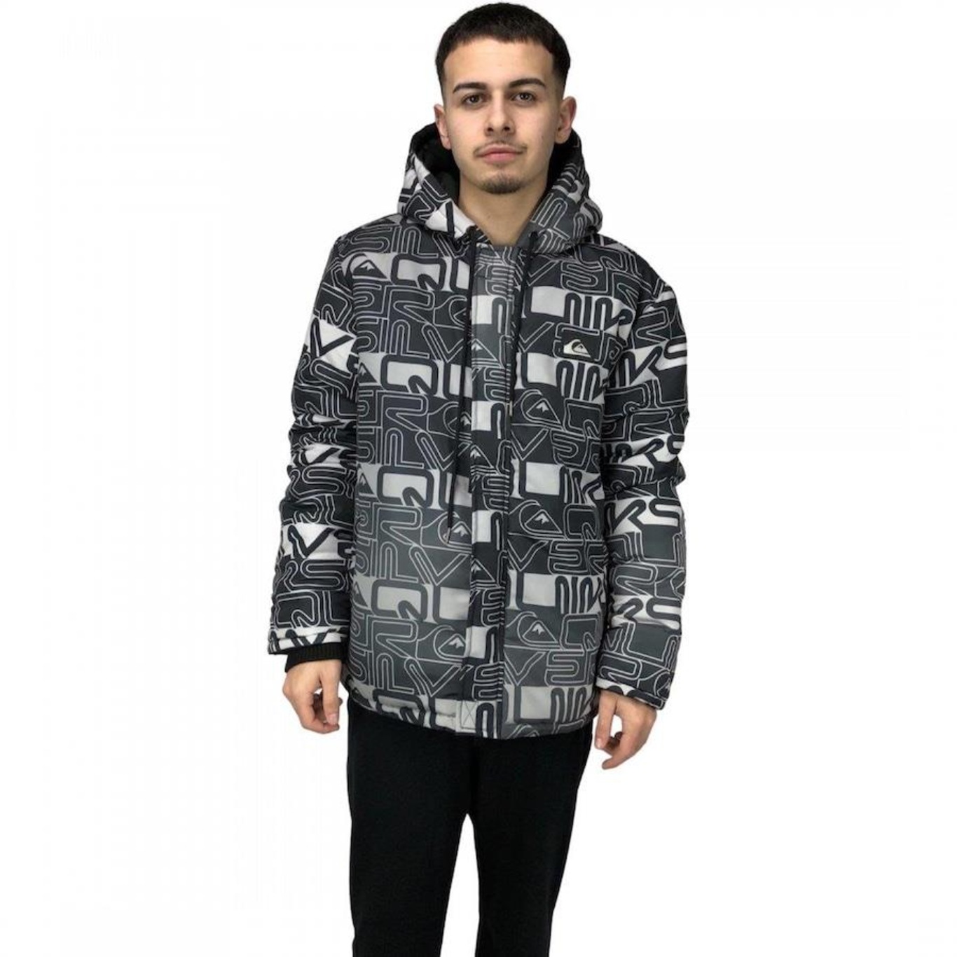 Jaqueta Puffer Quiksilver World Block - Masculina - Foto 2