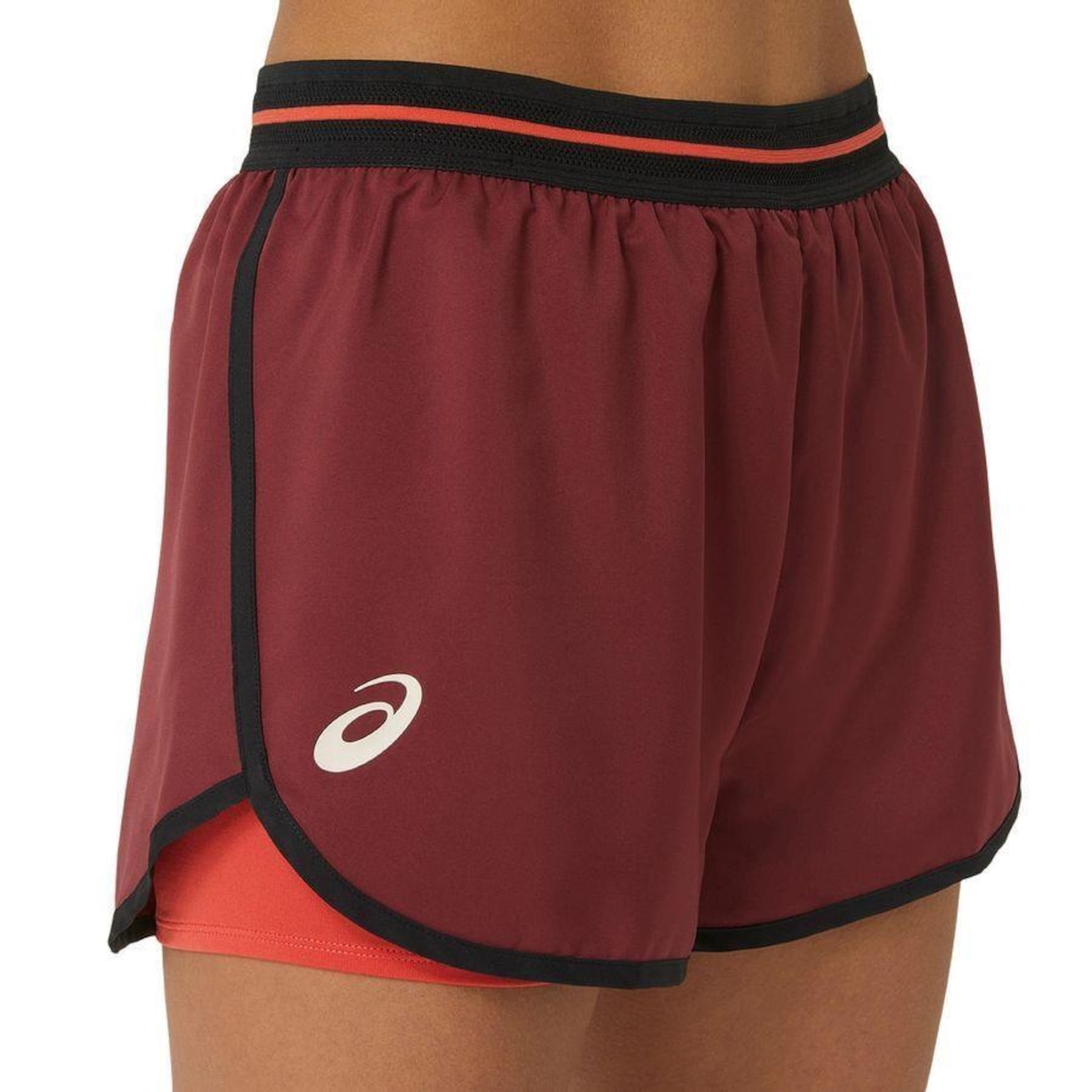 Short Asics Core 2 IN 1 - Feminino - Foto 1