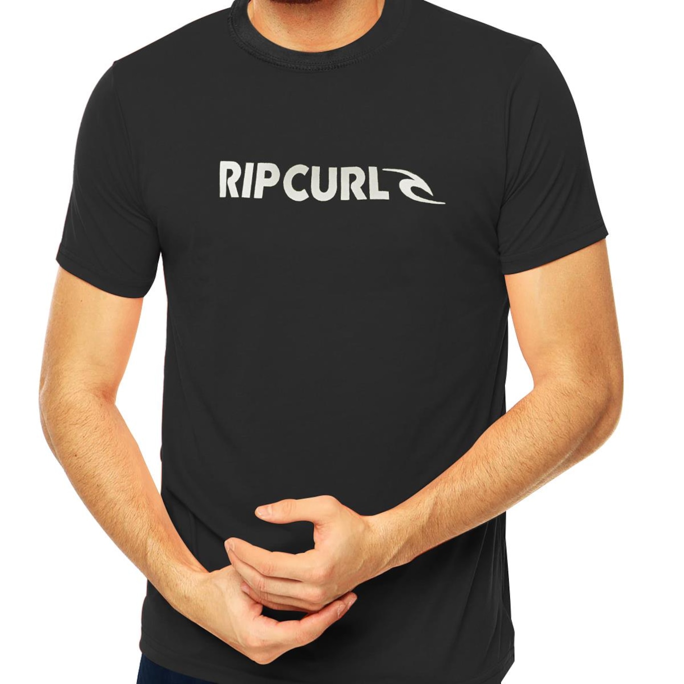 Camiseta Rip Curl New Icon Tee - Masculina - Foto 3