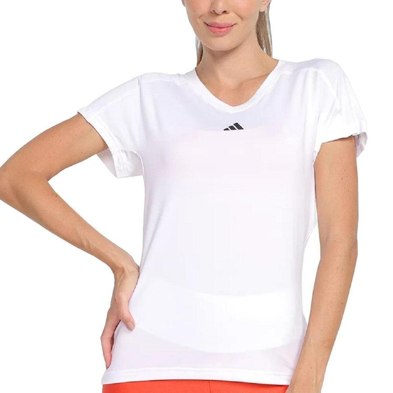 Camiseta Feminina adidas Manga Curta Essentials Minimal - Foto 1