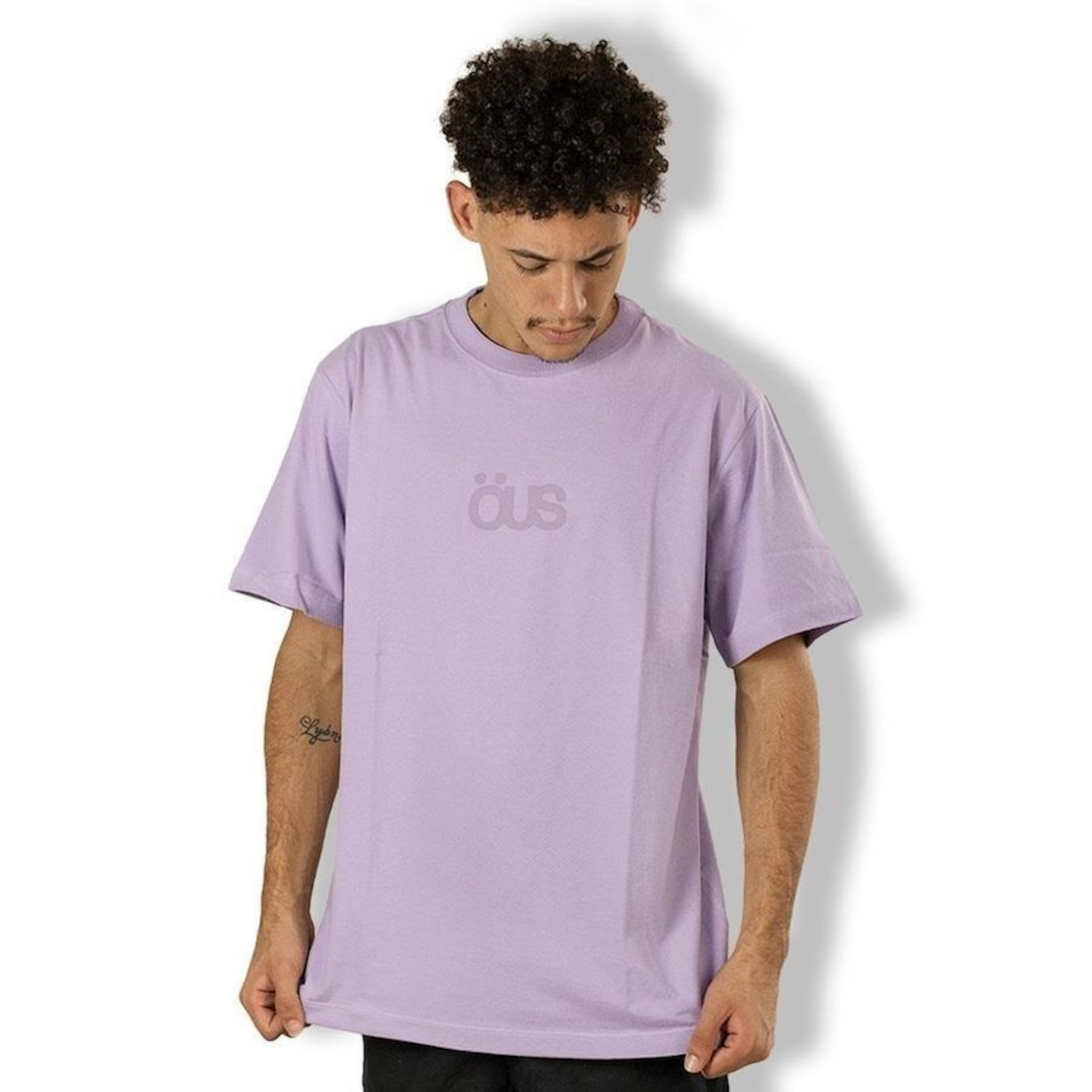 Camiseta Öus Semi Logo Aura - Masculina - Foto 1