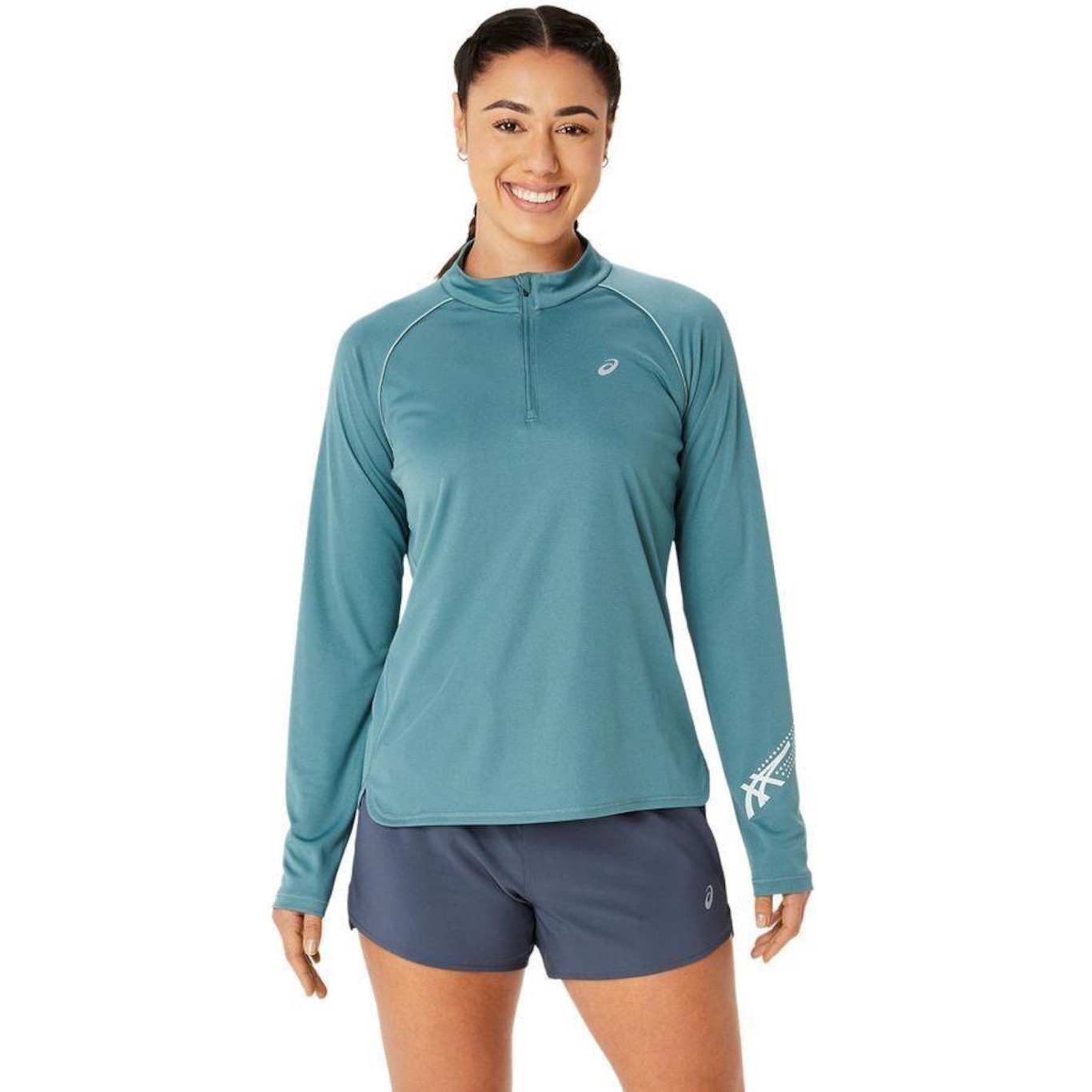 Camiseta Asics Thermopolis Manga Longa - Feminina - Foto 1