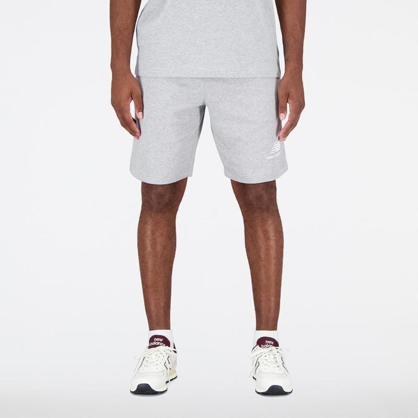 Bermuda New Balance Essentials Basic - Masculina - Foto 2