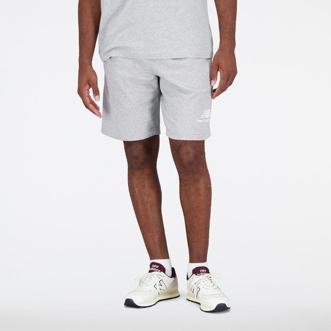 Bermuda New Balance Essentials Basic - Masculina - Foto 5