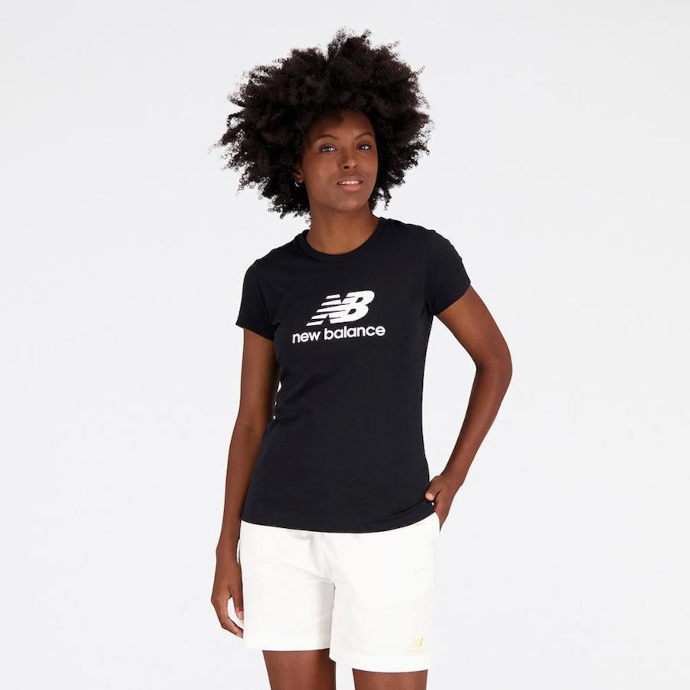 Camiseta New Balance Essentials Basic - Feminina - Foto 1