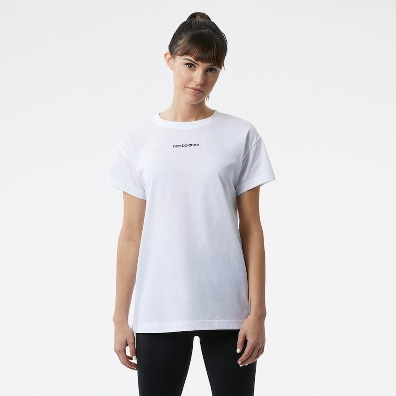 Camiseta New Balance Relentless Crew Feminina - Rosa