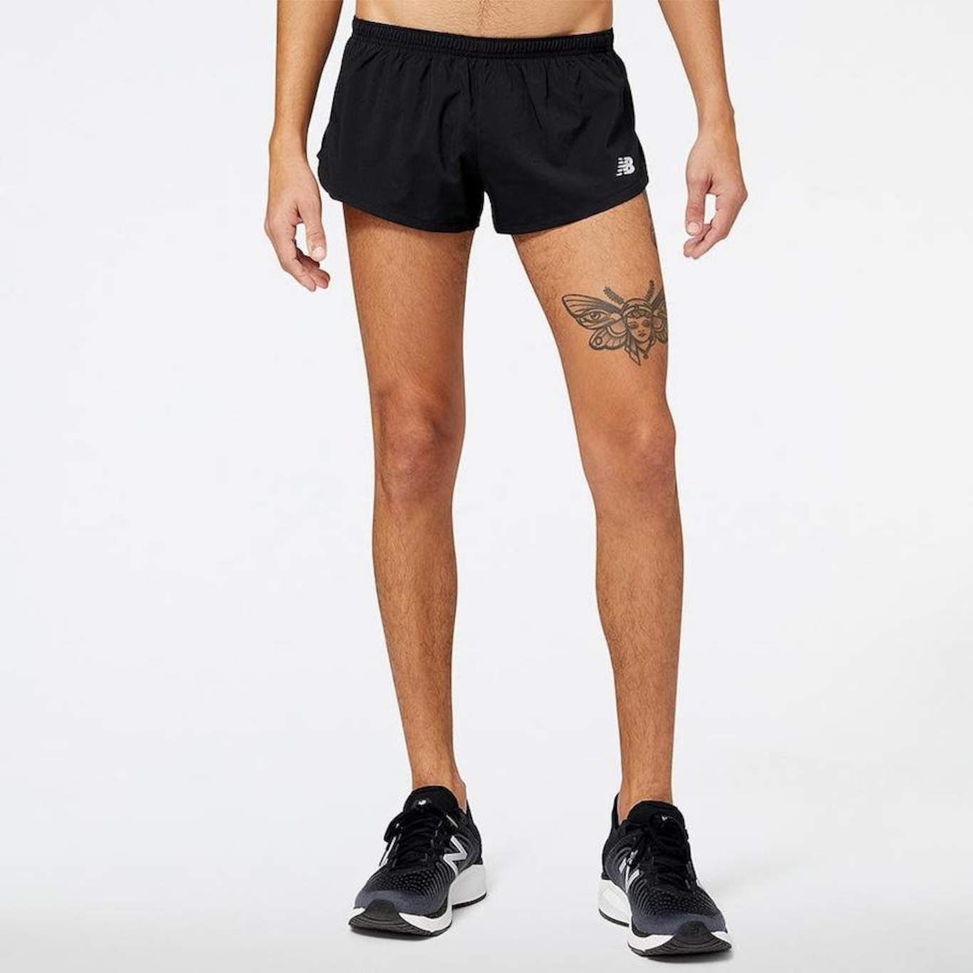 Short New Balance Accelerate Feminino Preto Preto