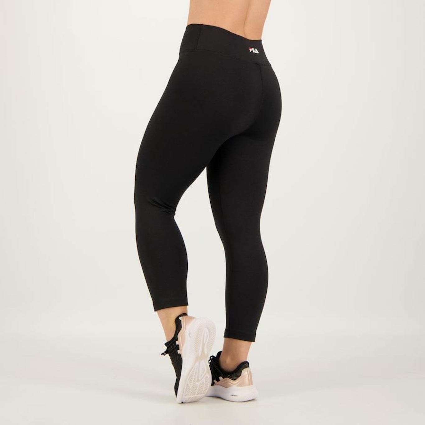 Calça Legging Fila Flat Life Ii Logo - Feminina - Foto 2