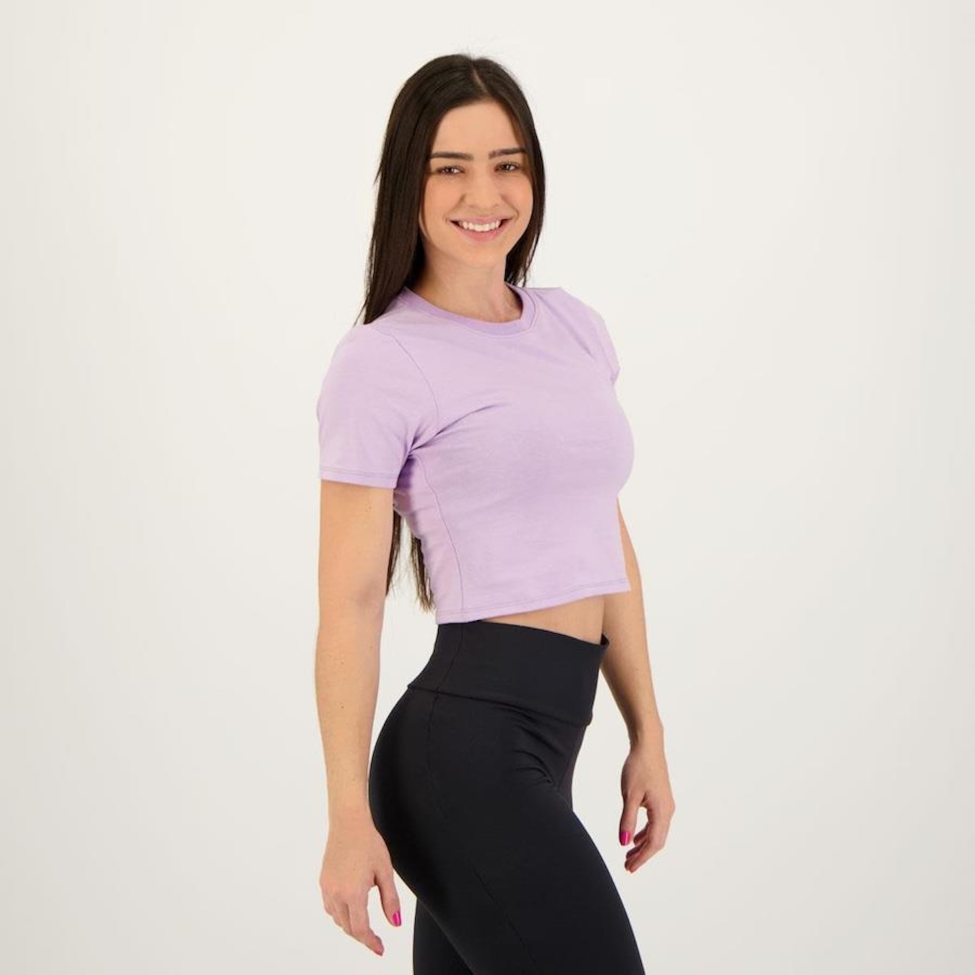 Blusa Cropped Fila Basic - Feminino - Foto 4