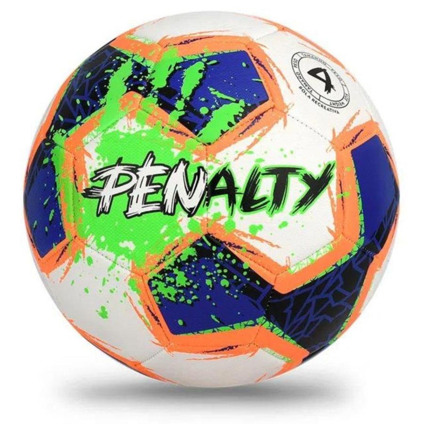 Bola de Futebol Campo Penalty Torcida XXI - Branco+Preto