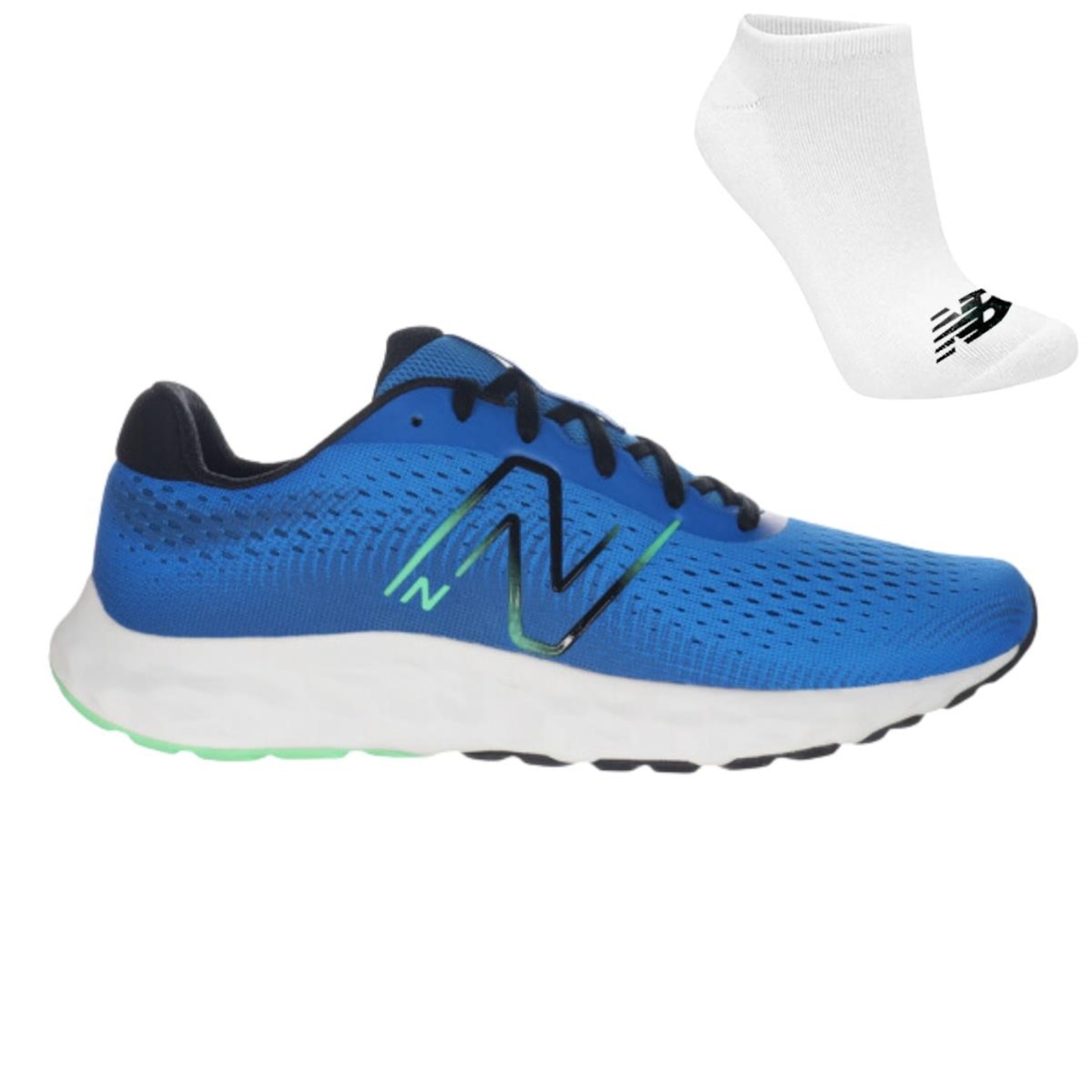 Tênis New Balance 520 V8 + Par de Meia - Masculino - Foto 1