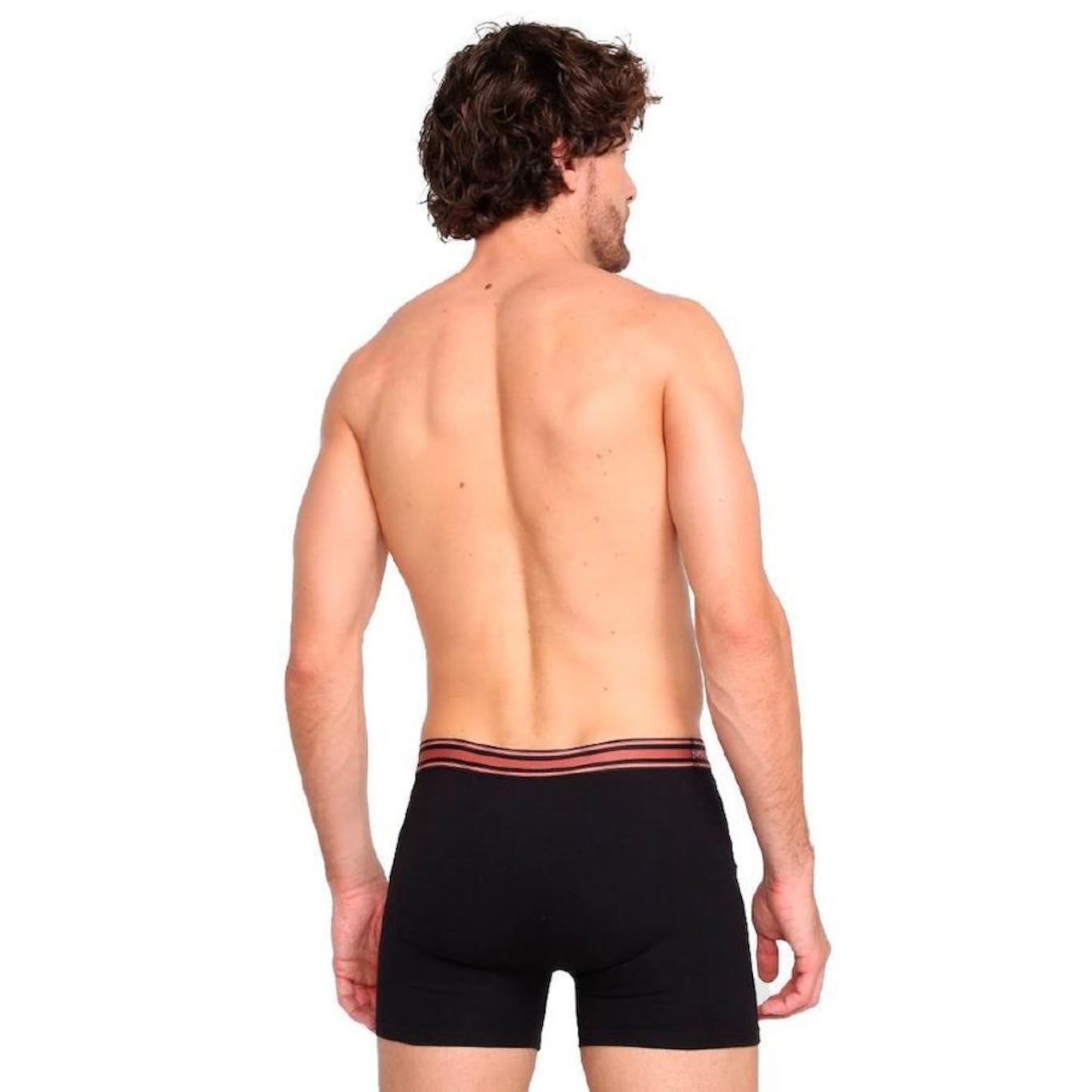 Kit Cuecas Boxer Lupo com Elastano - 2 Peças - Masculina - Foto 4