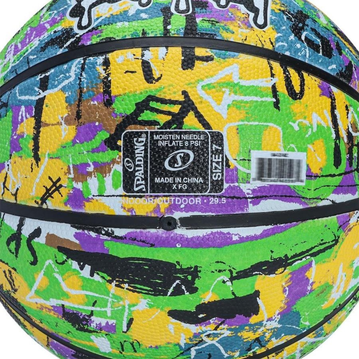 Bola de Basquete Spalding Graffiti 84374Z - Foto 5