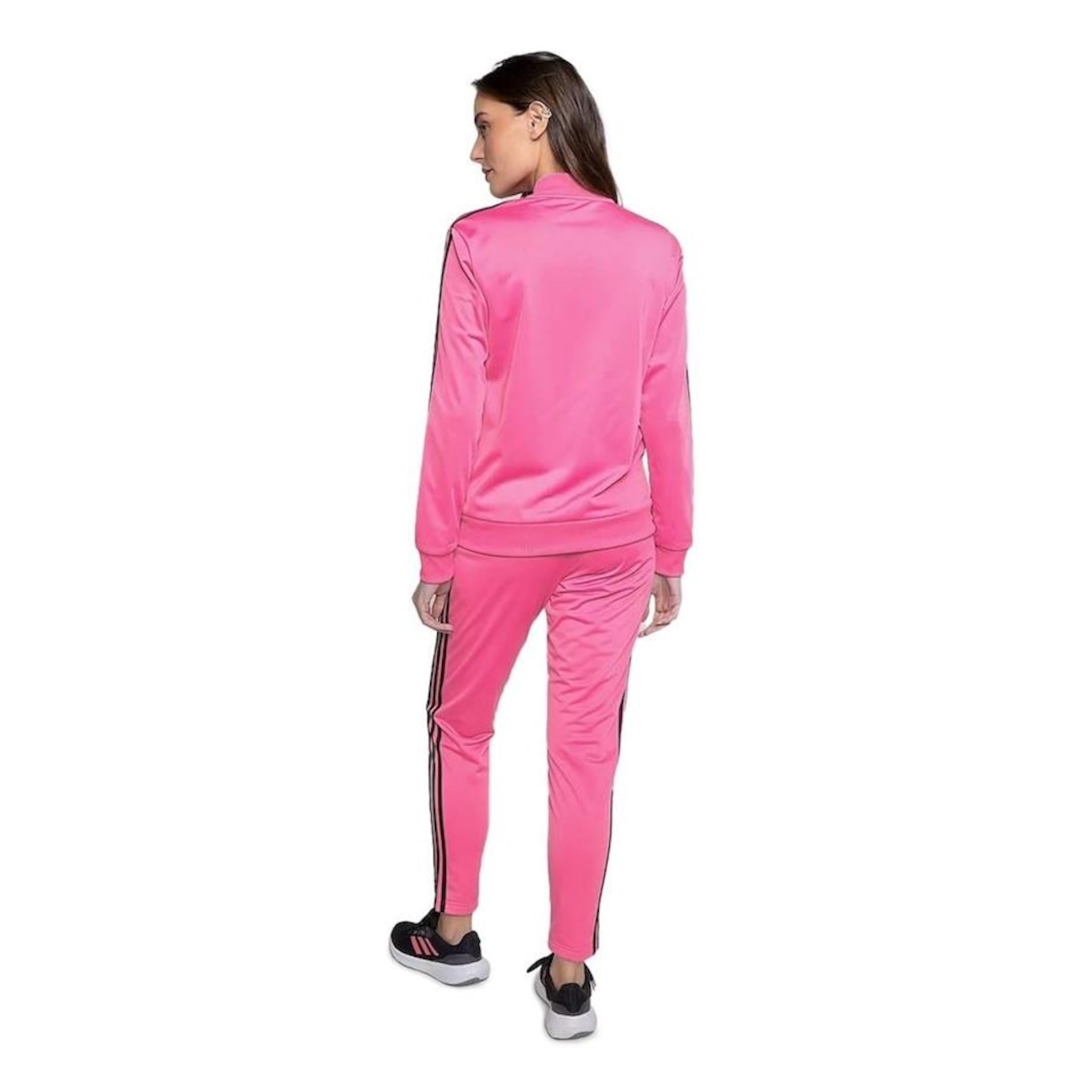 Agasalho sem Capuz adidas Essentials 3-Stripes Tracksuit - Feminino - Foto 2