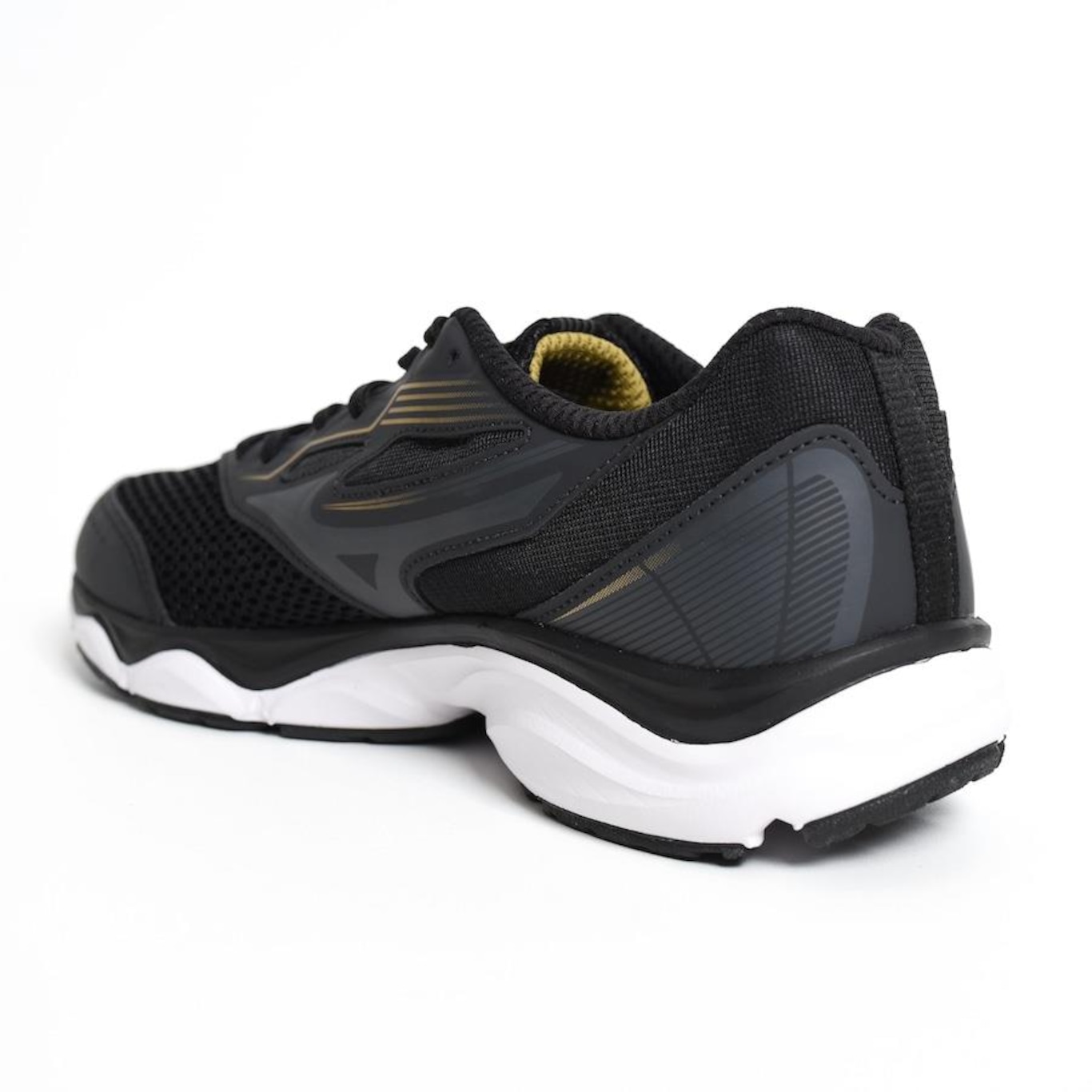 Tênis Mizuno Wave Falcon 5 - Masculino - Preto - Foto 3