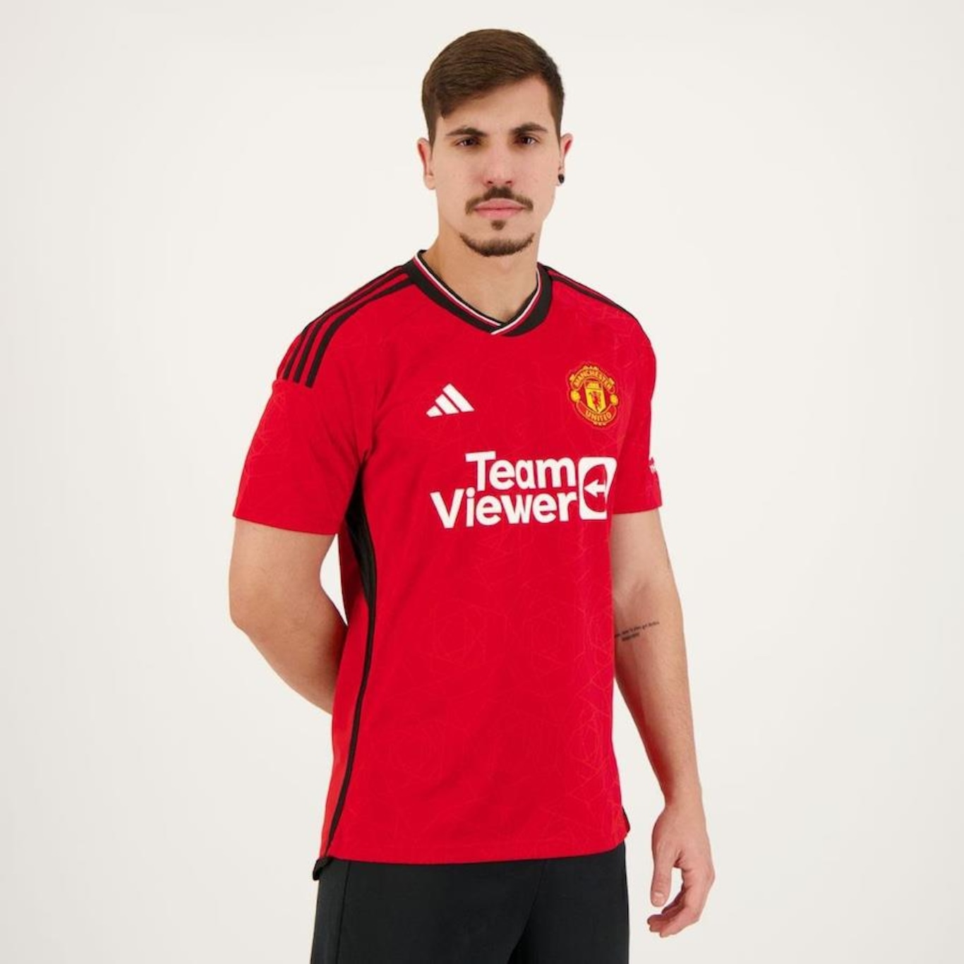 Camisa Manchester United Home 2024 18 Casemiro adidas - Masculina - Foto 3