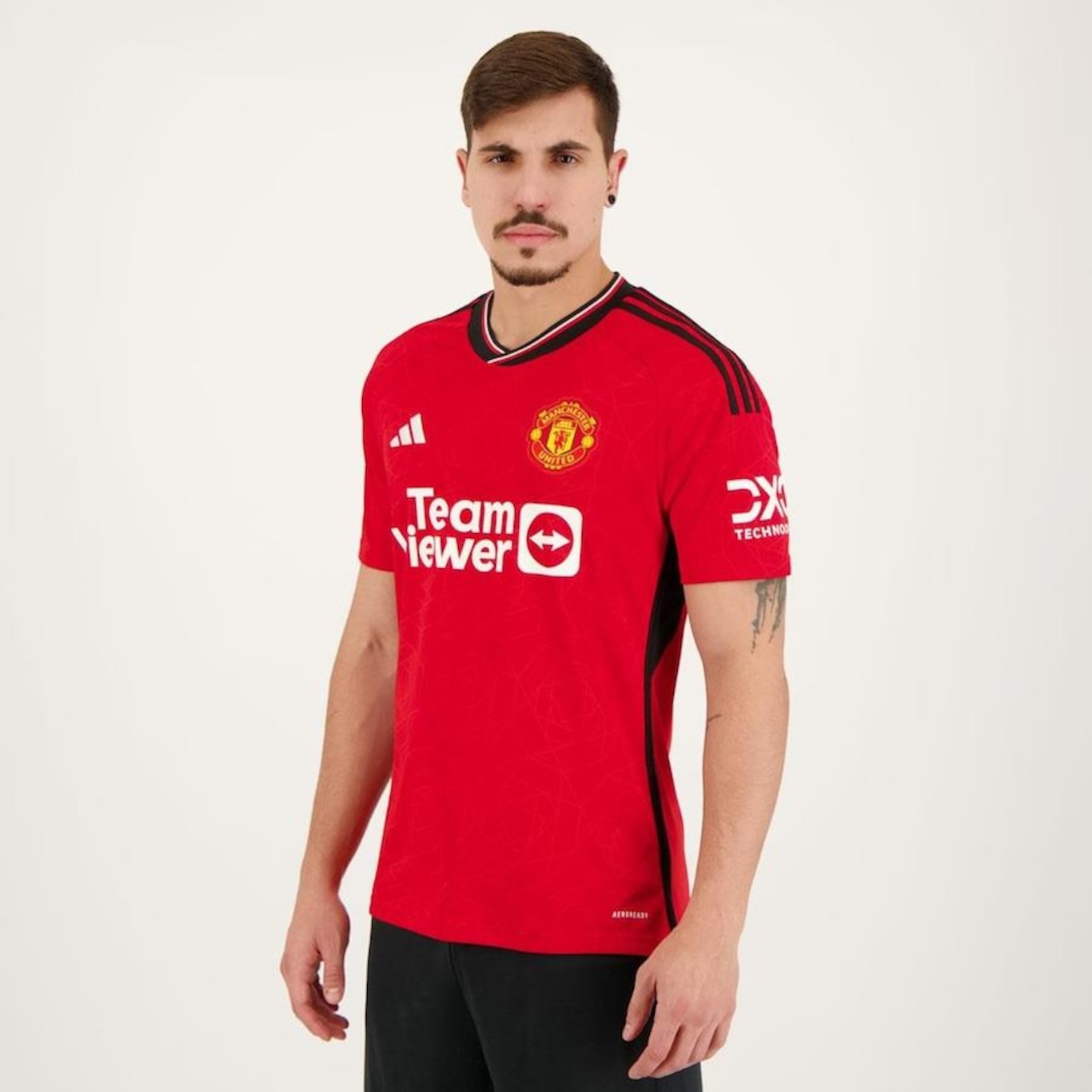 Camisa Manchester United Home 2024 18 Casemiro adidas - Masculina - Foto 4