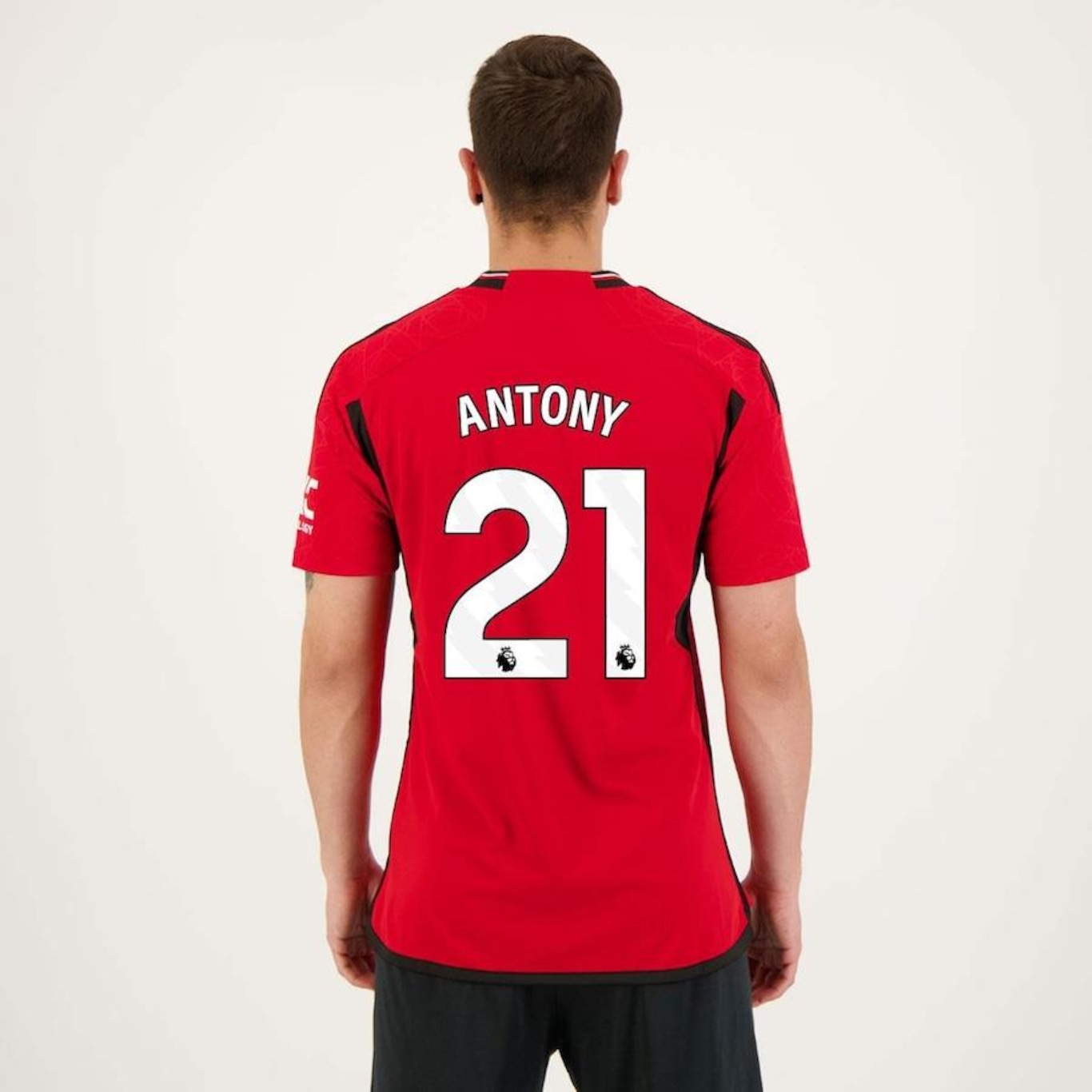 Camisa Manchester United Home 2024 21 Antony adidas - Masculina - Foto 3