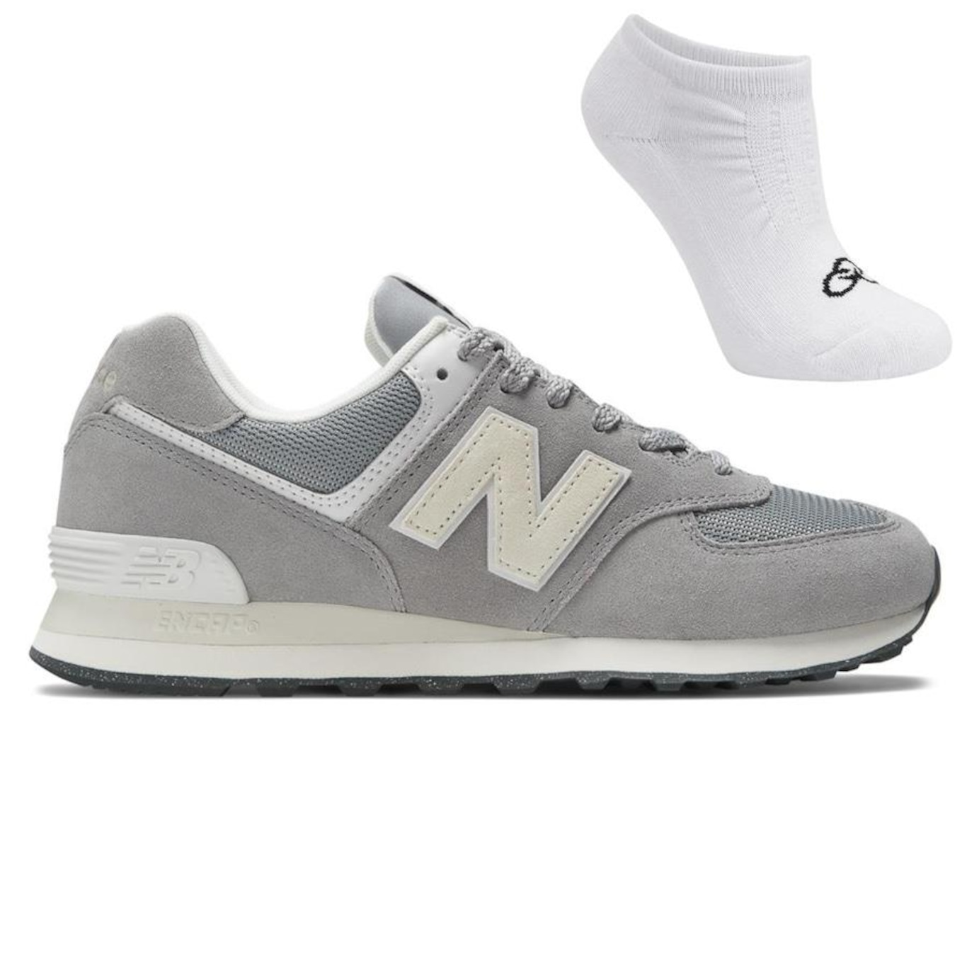 Kit Tênis New Balance 574 V2 + Meias - Masculino - Foto 1